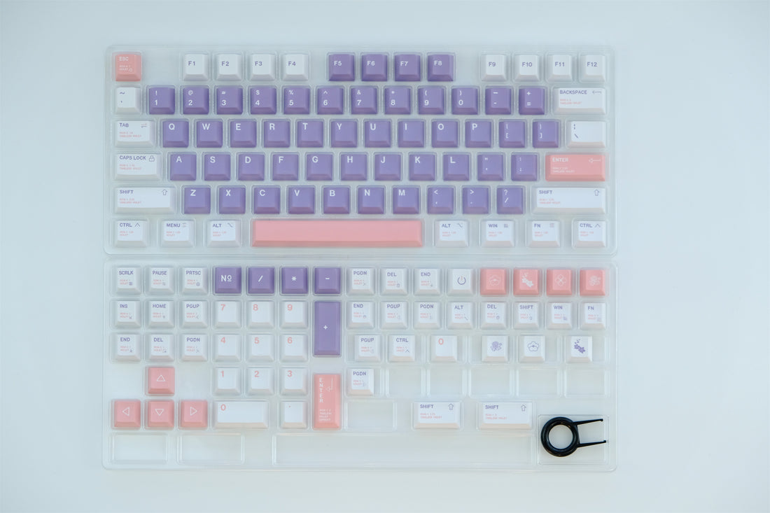 Lilac Garden Keycaps - Diykeycap