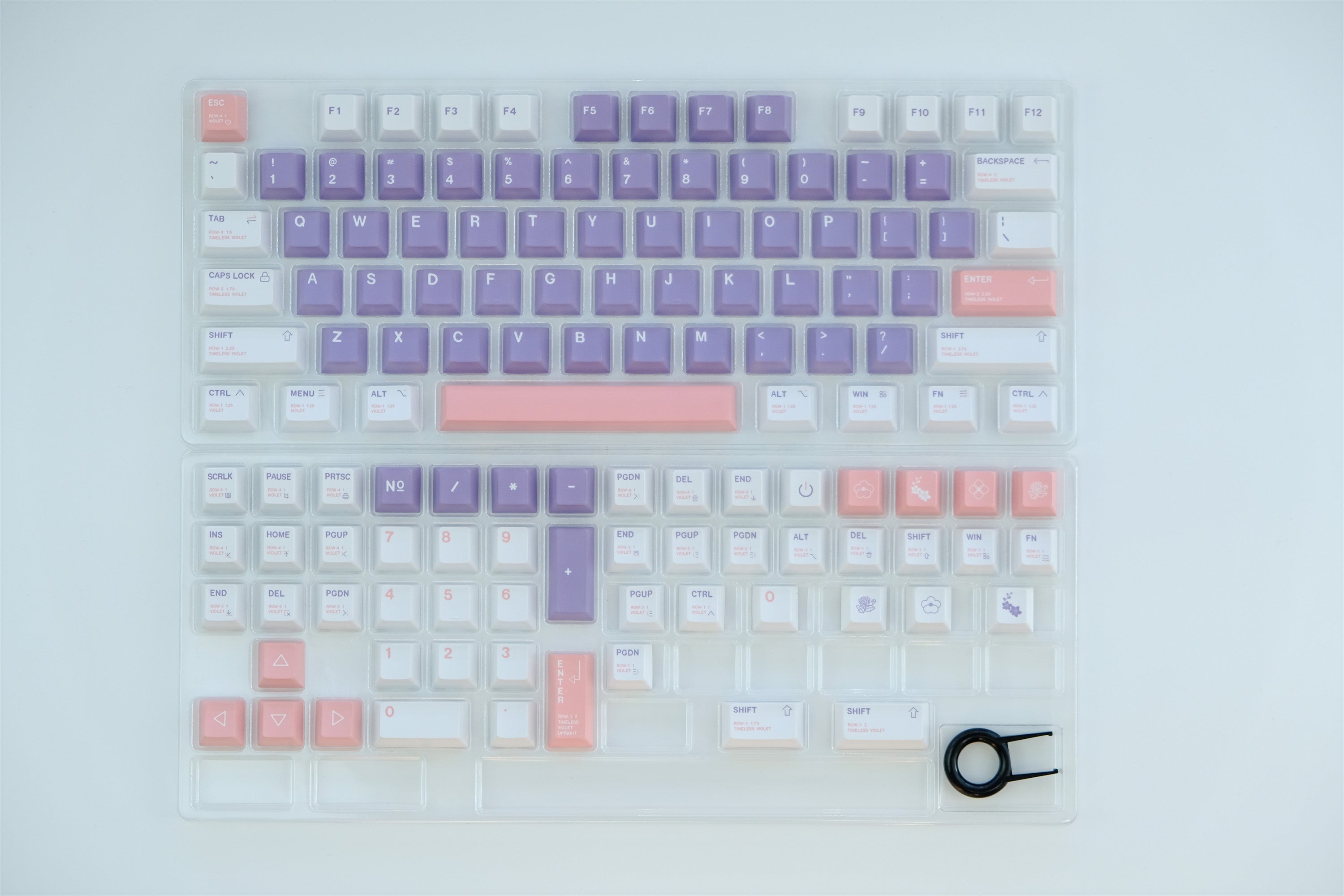 Lilac Garden Keycaps