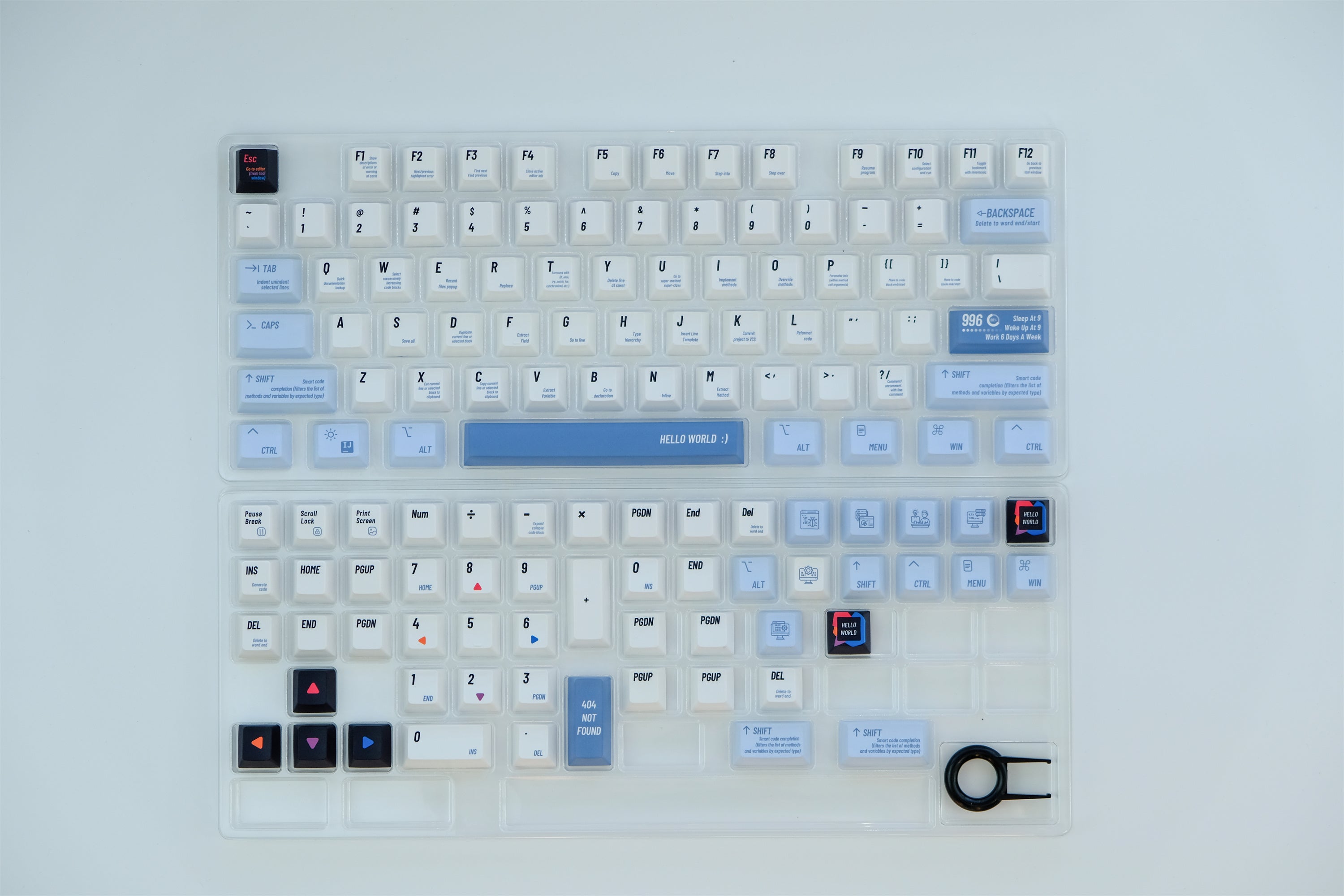 "Code Life" Aesthetic Keycap Set