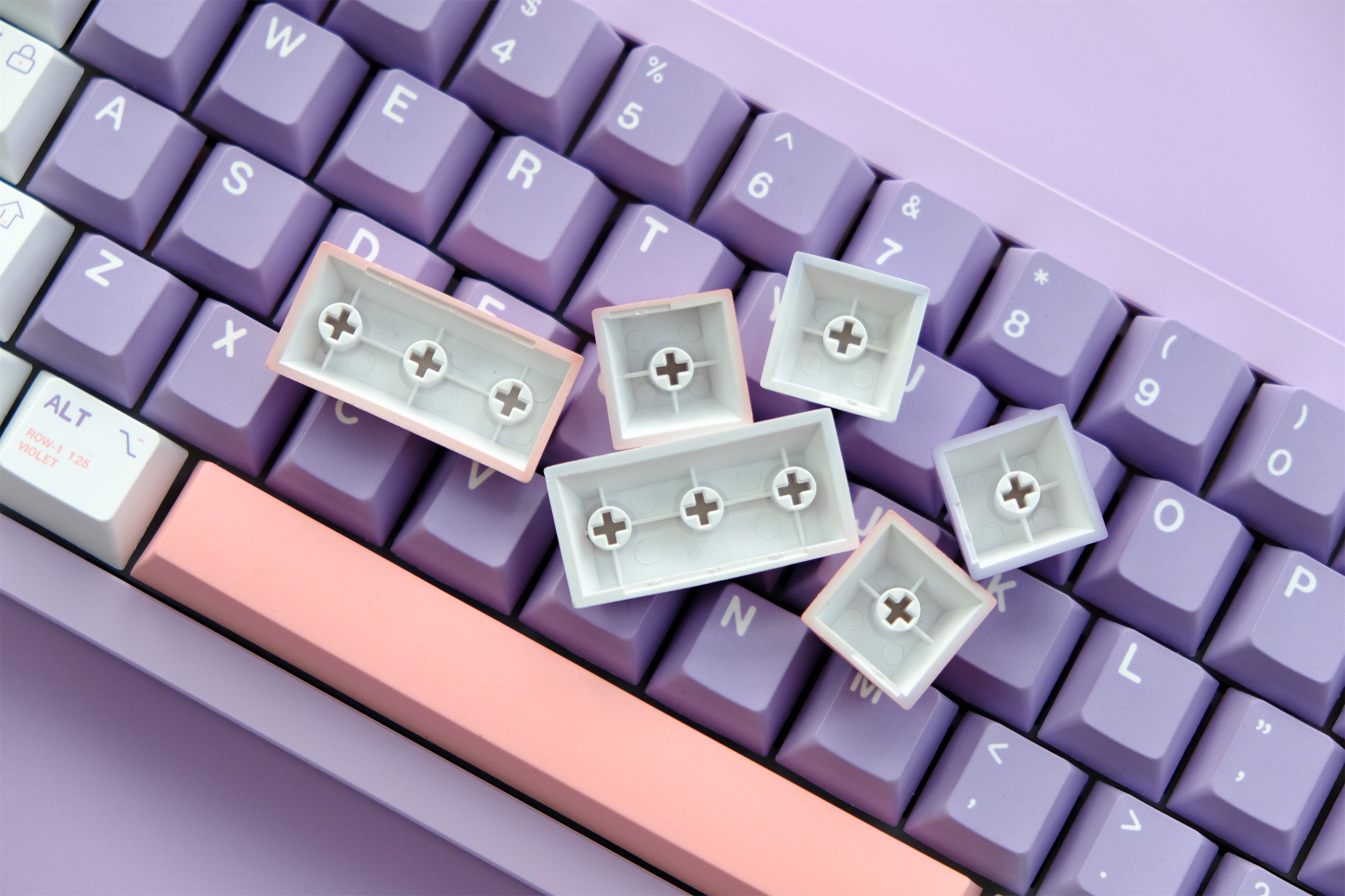 Lilac Garden Keycaps