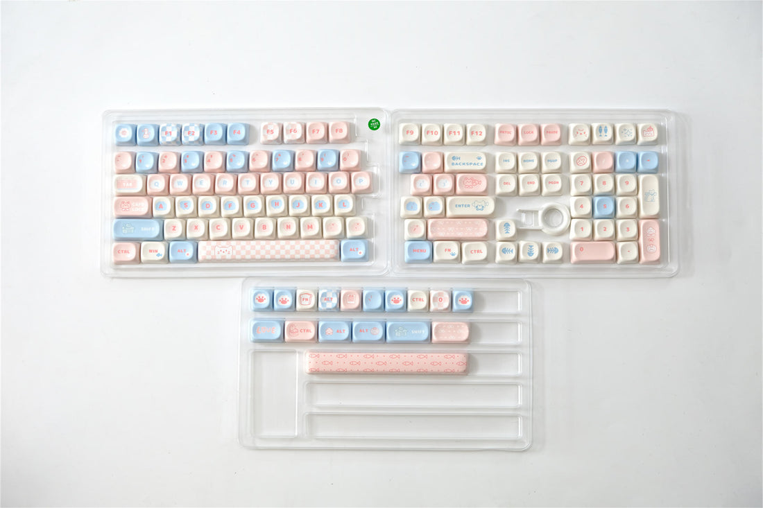 Kawaii Kitty Keycaps - Diykeycap