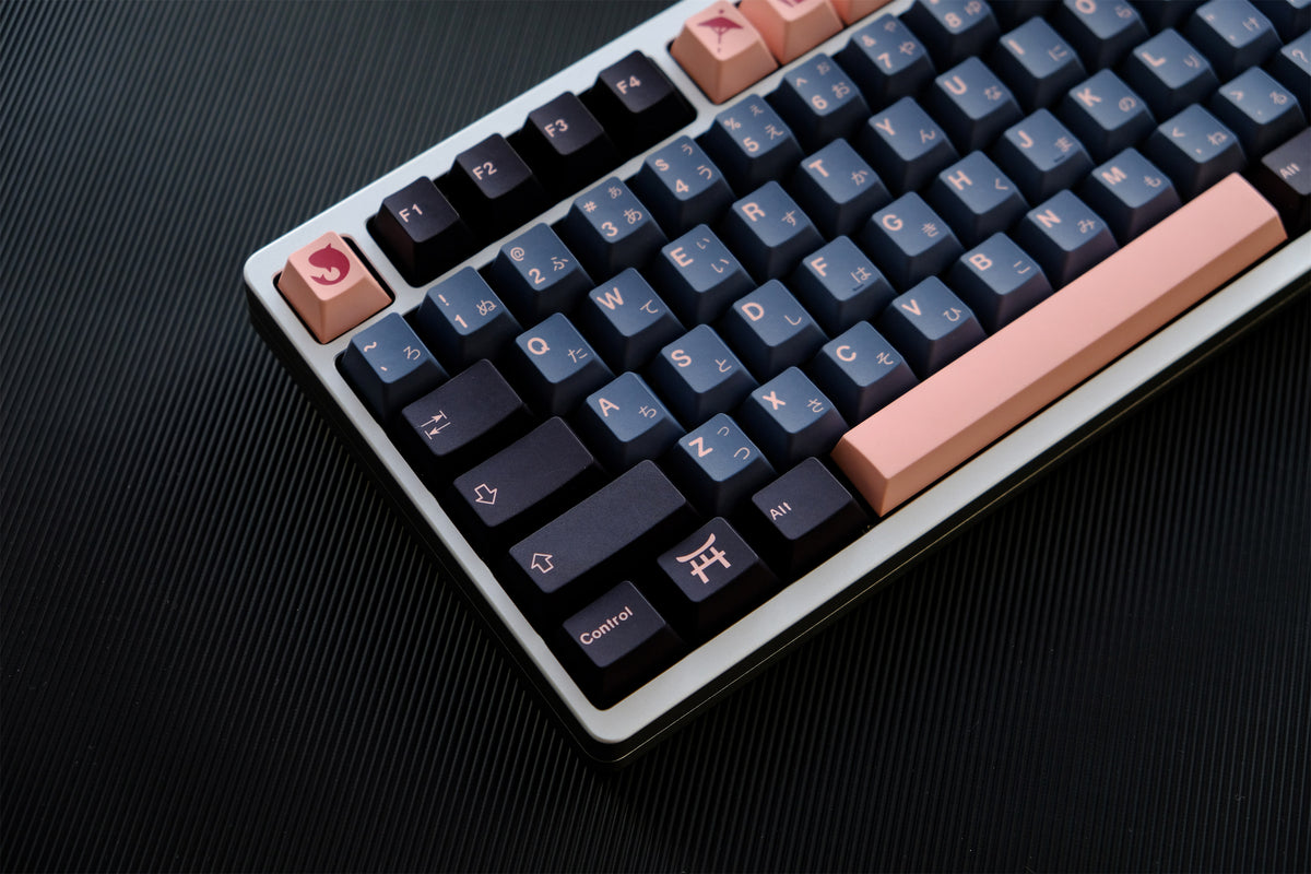Midnight Sakura Keycaps - Diykeycap