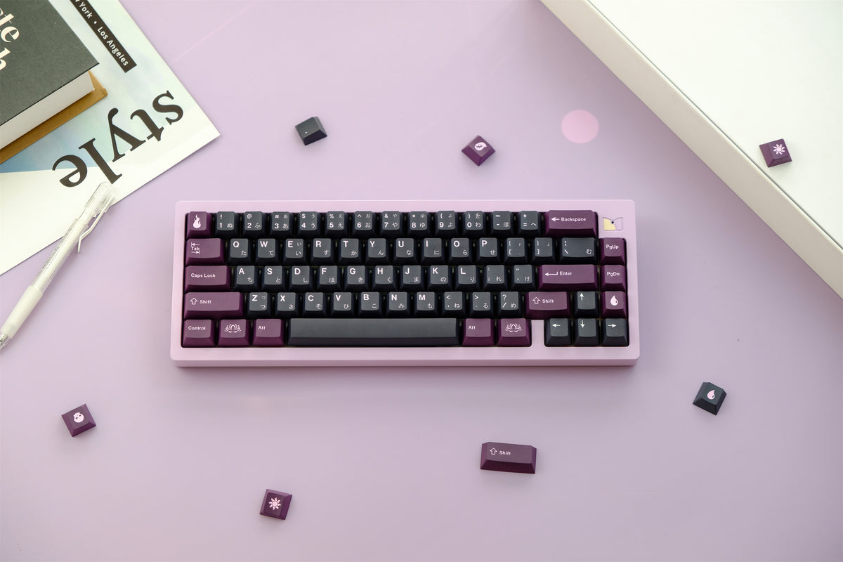 Black Lotus PBT Keycaps - Diykeycap