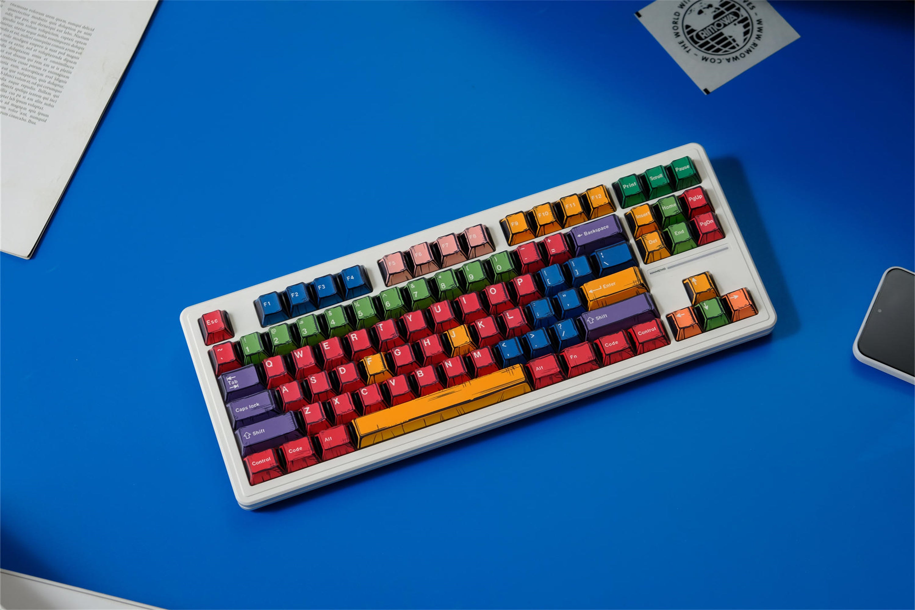 Comic book crafts Keycaps - Diykeycap