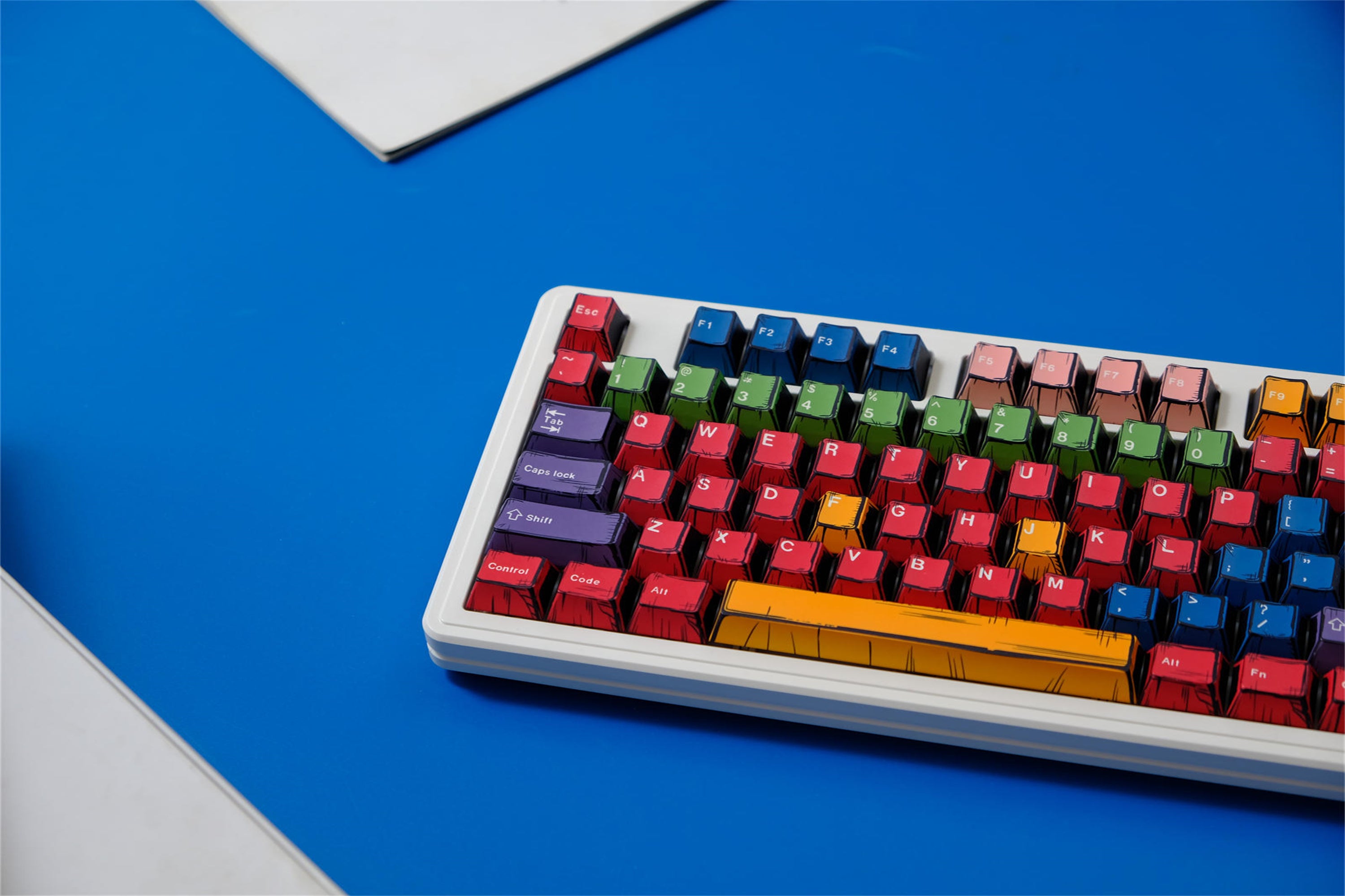 Comic book crafts Keycaps - Diykeycap