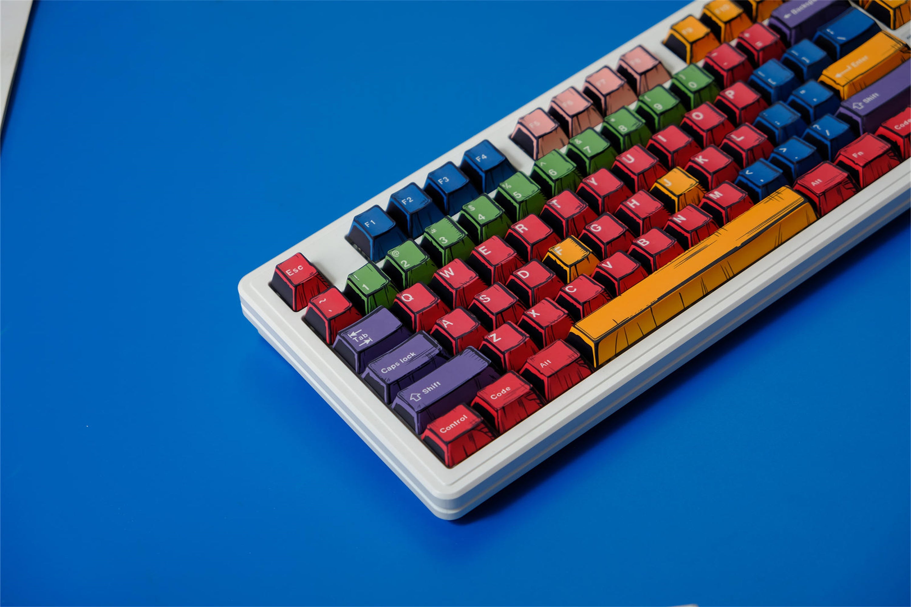 Comic book crafts Keycaps - Diykeycap