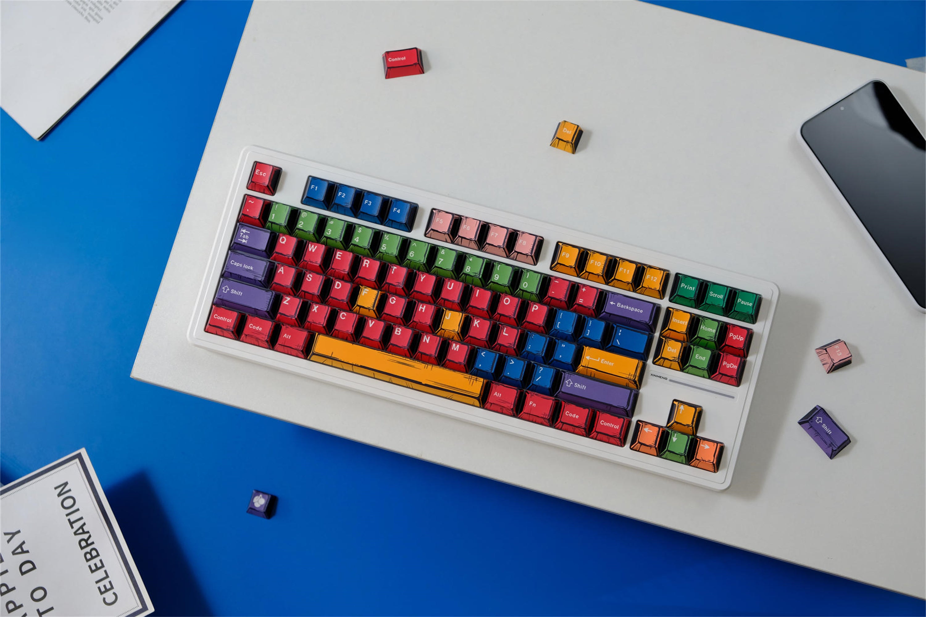 Comic book crafts Keycaps - Diykeycap