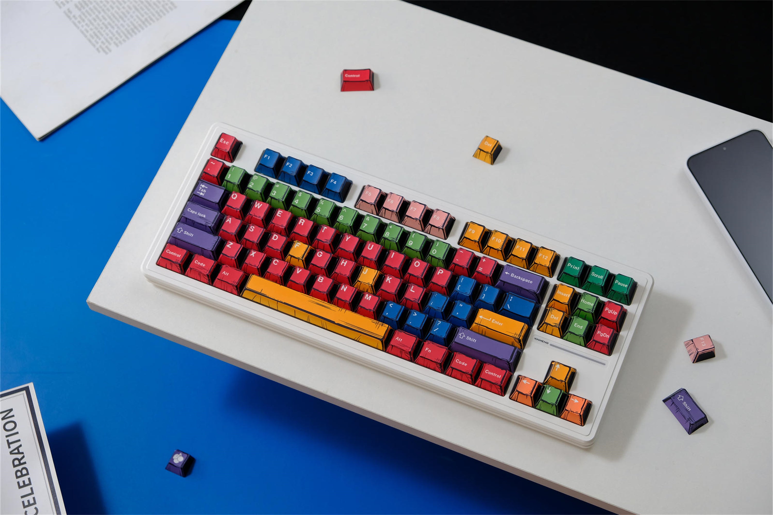 Comic book crafts Keycaps - Diykeycap