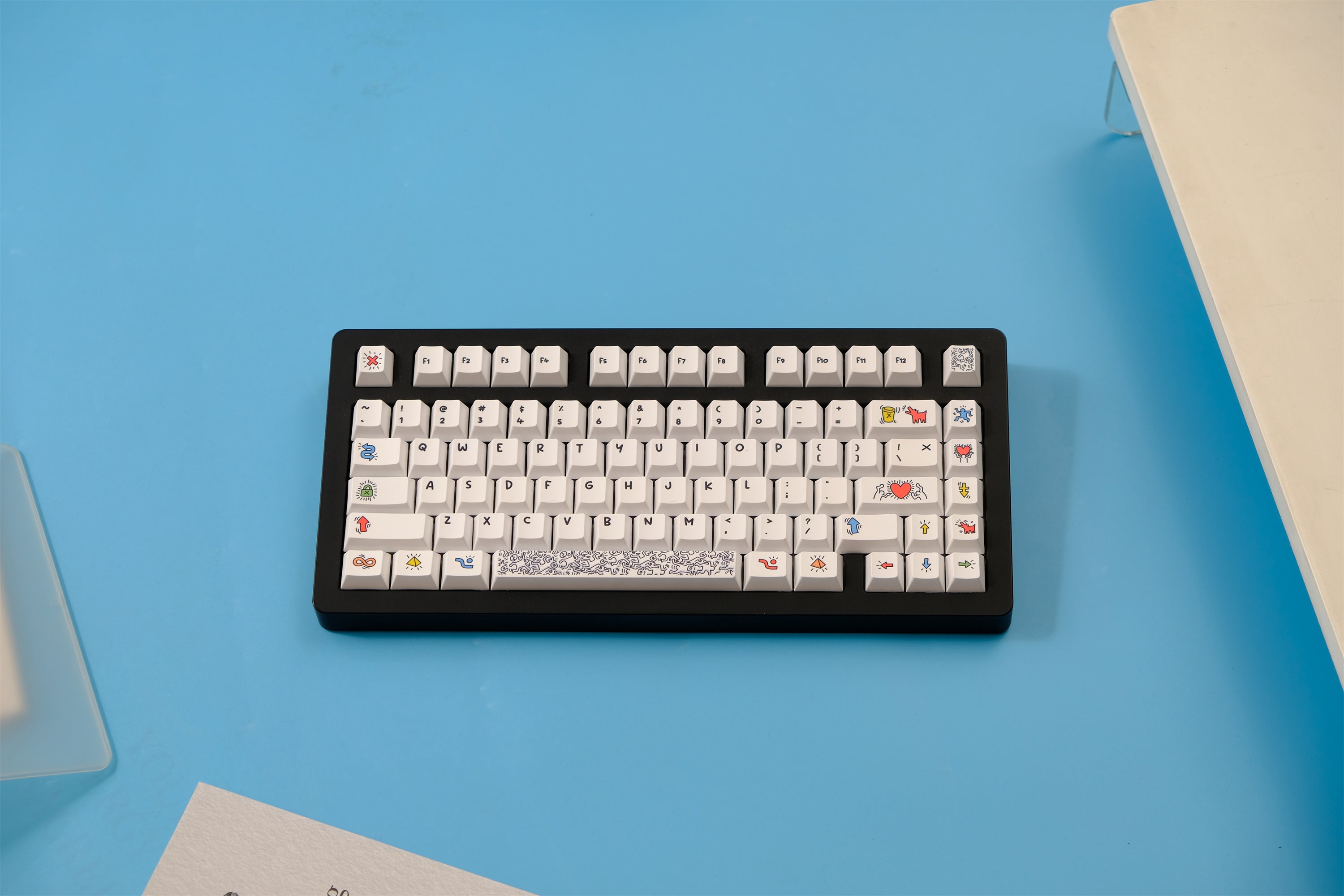 Keith Haring Graffiti Art Keycaps - Diykeycap