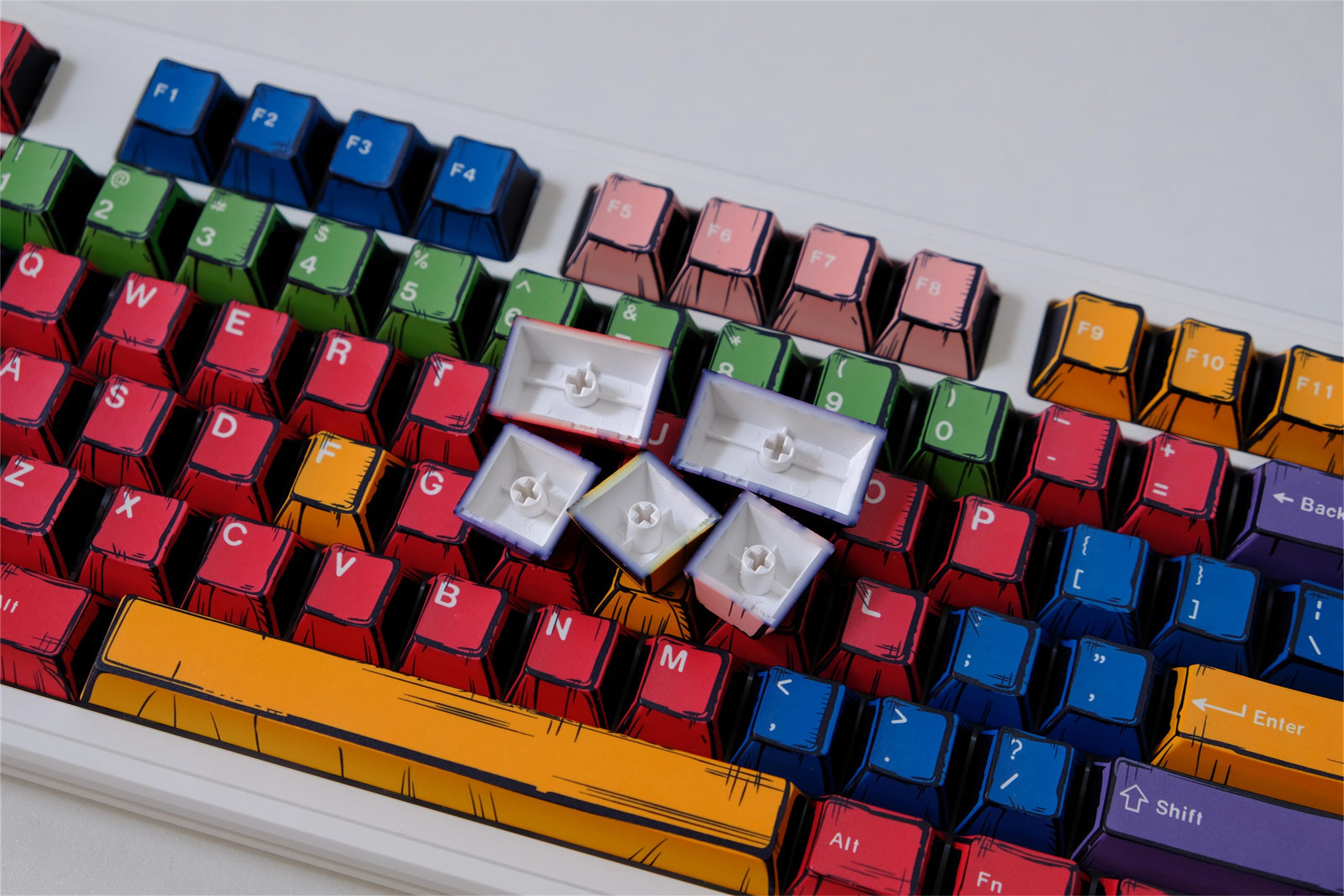 Comic book crafts Keycaps - Diykeycap