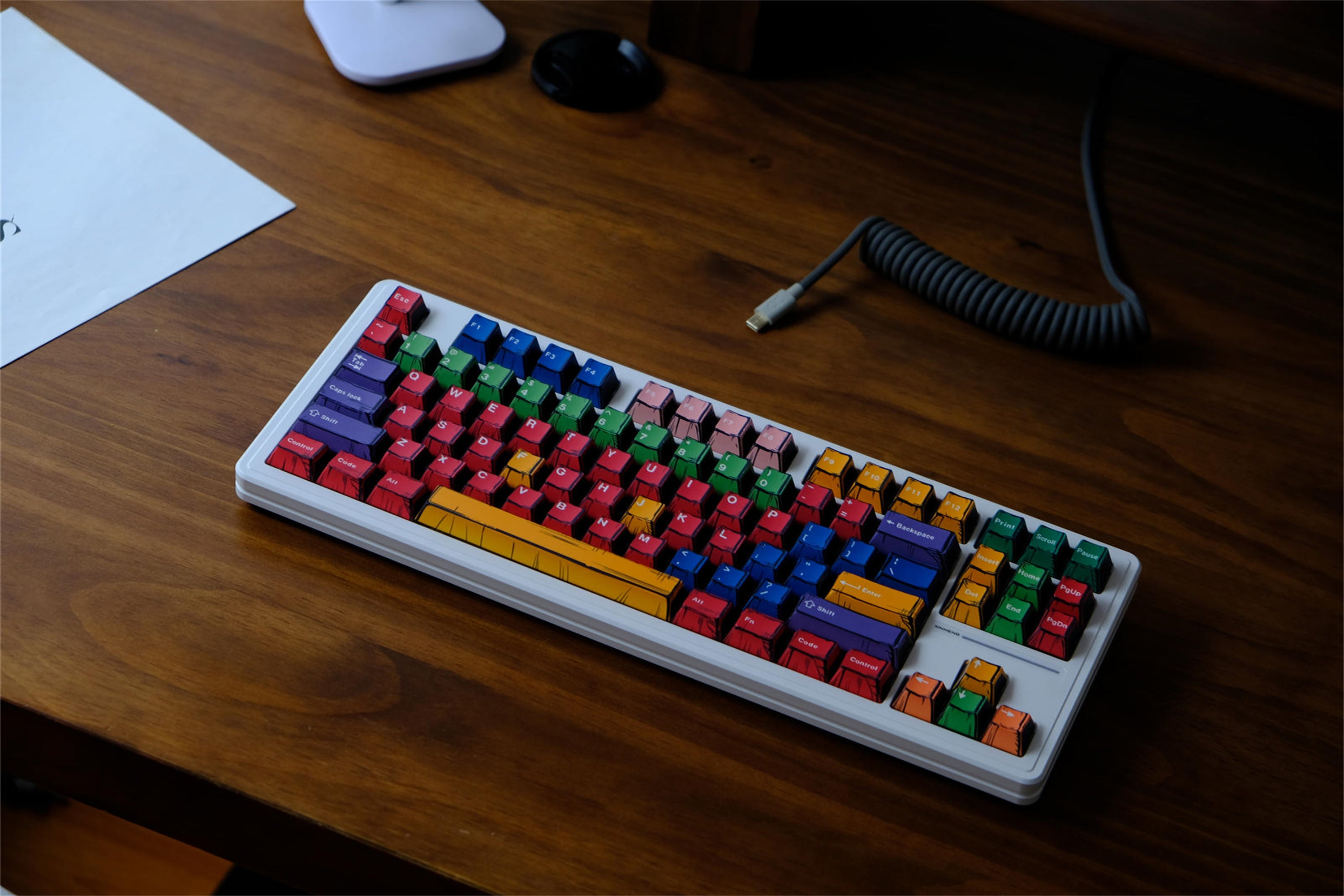 Comic book crafts Keycaps - Diykeycap