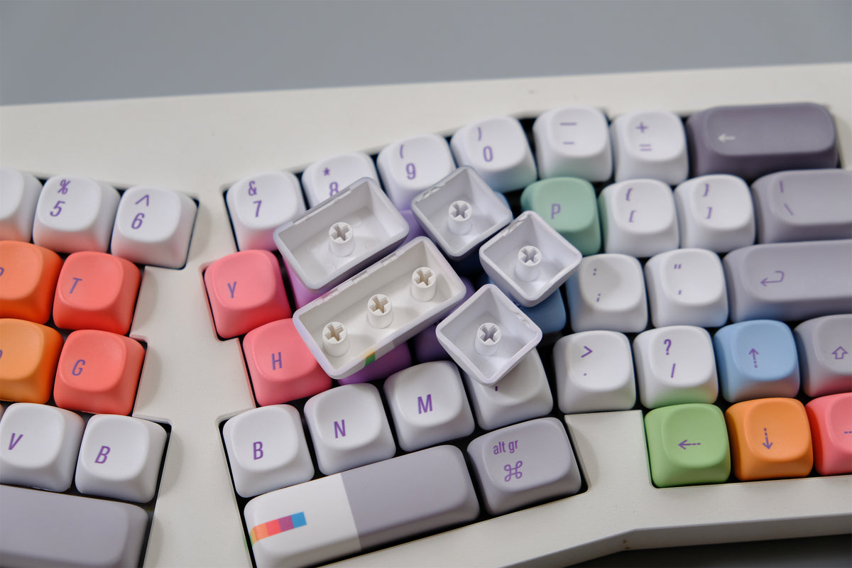 Rainbow Programmer Keycaps - Diykeycap