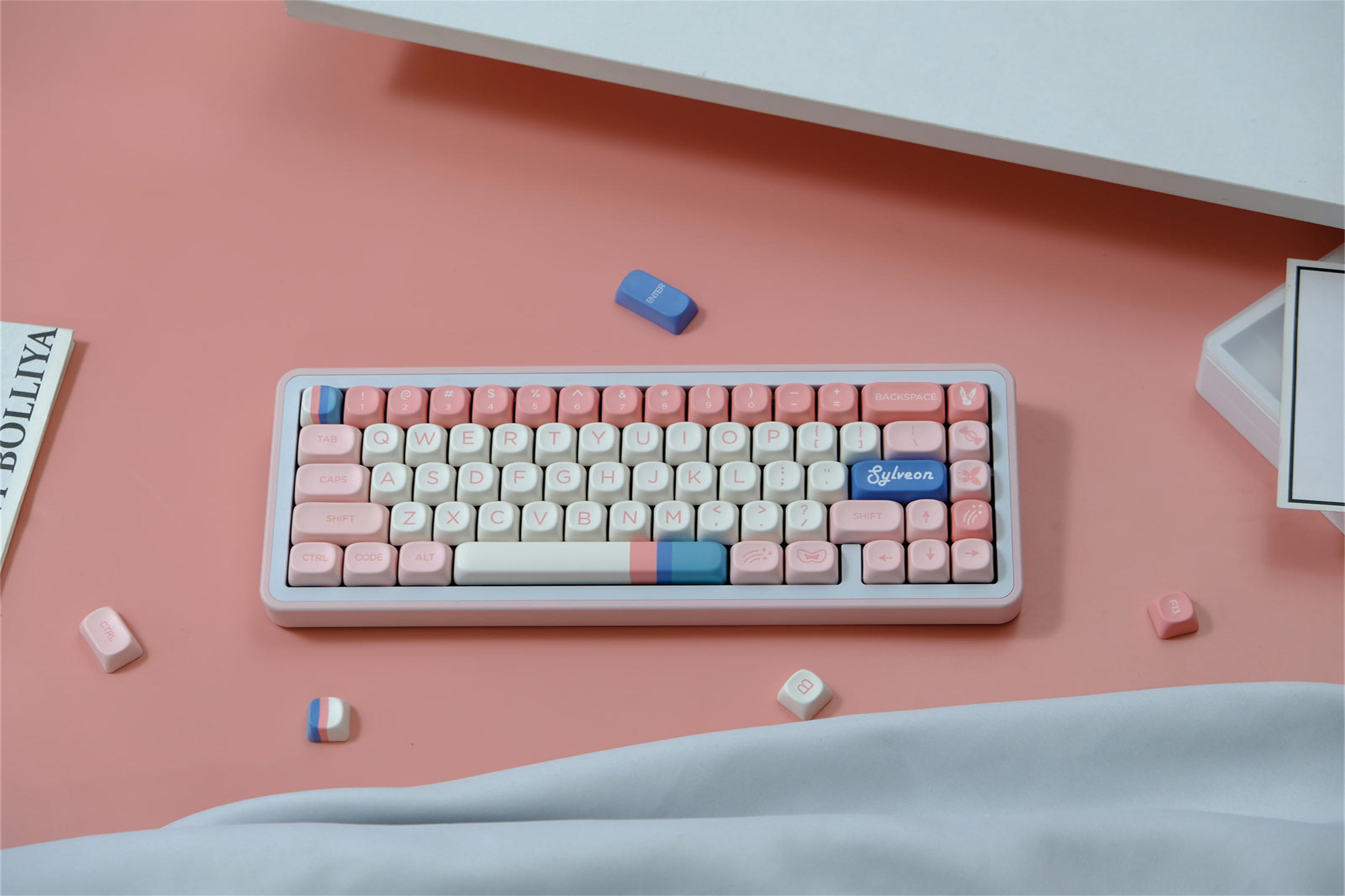 Sylveon PBT Keycaps - Diykeycap