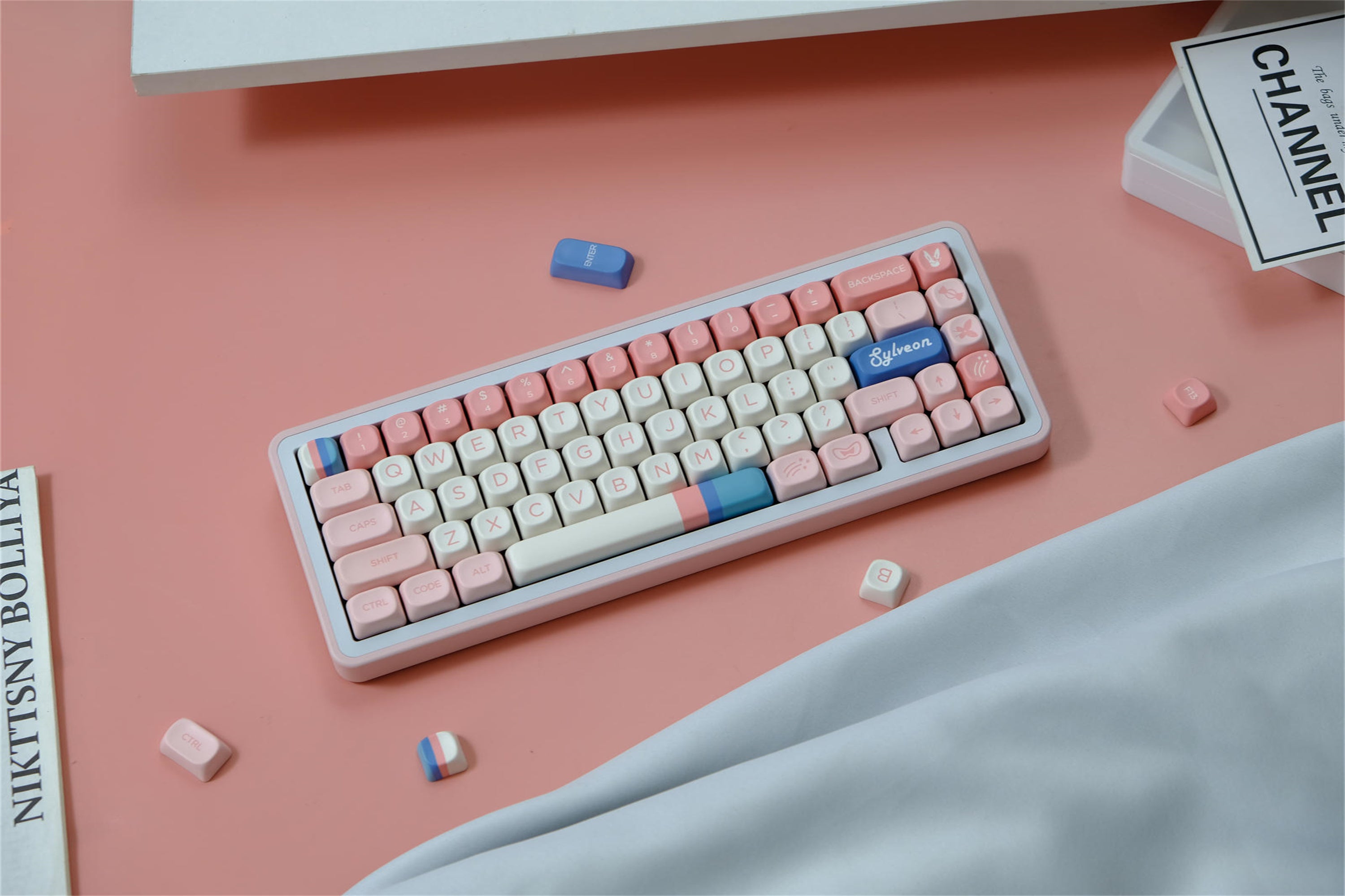 Sylveon PBT Keycaps - Diykeycap