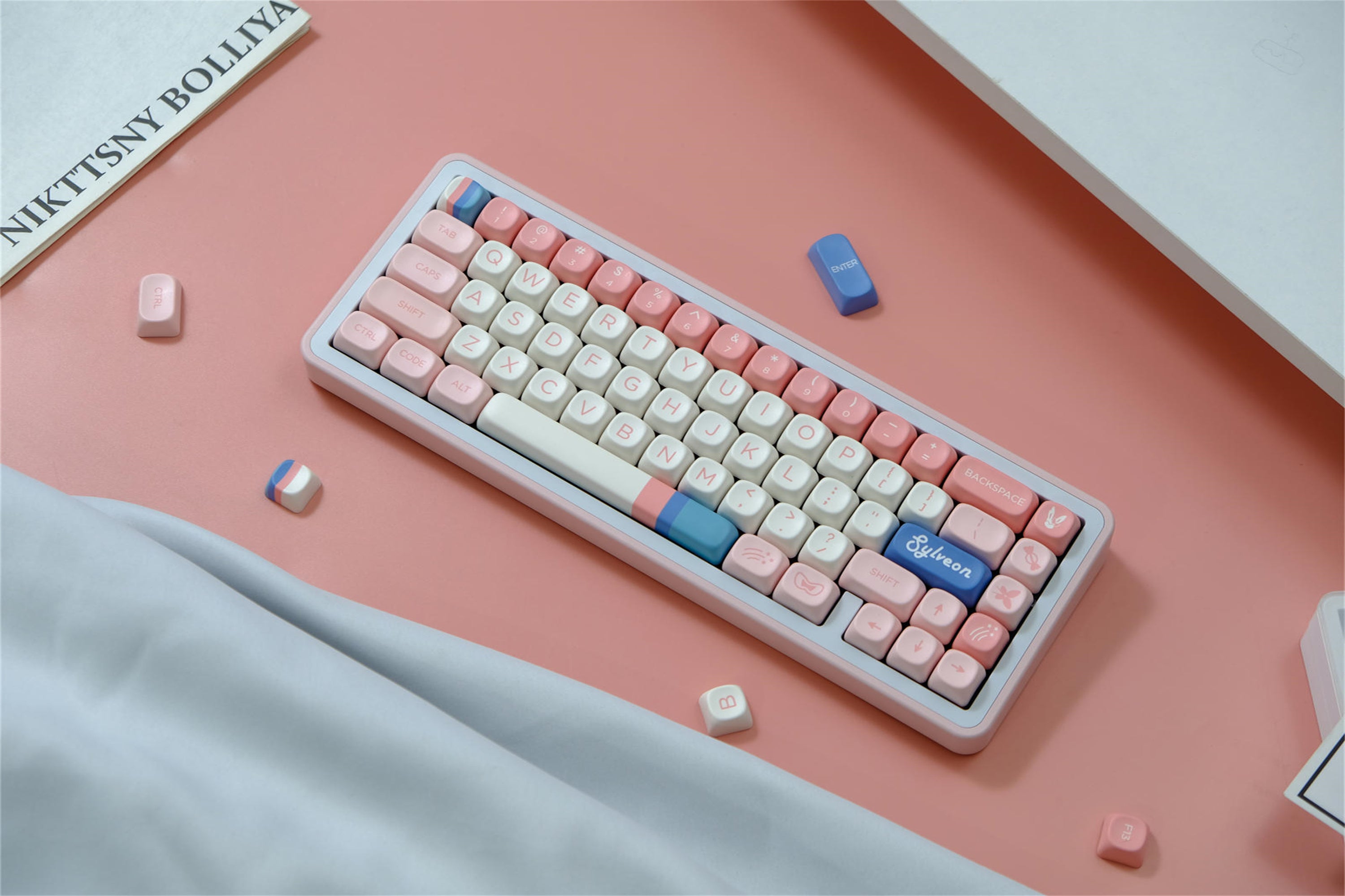 Sylveon PBT Keycaps - Diykeycap