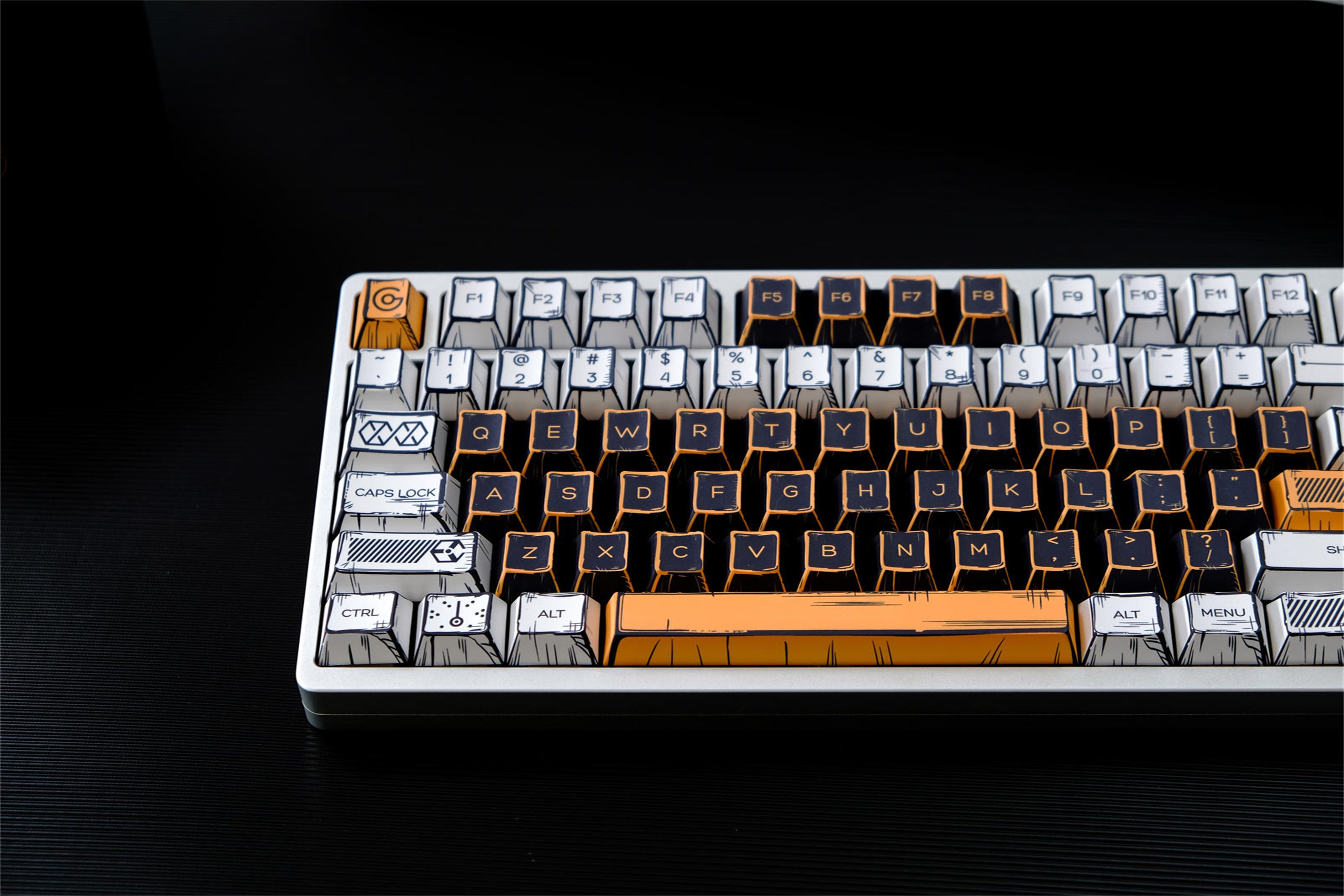 Comic Virtual War Keycaps - Diykeycap