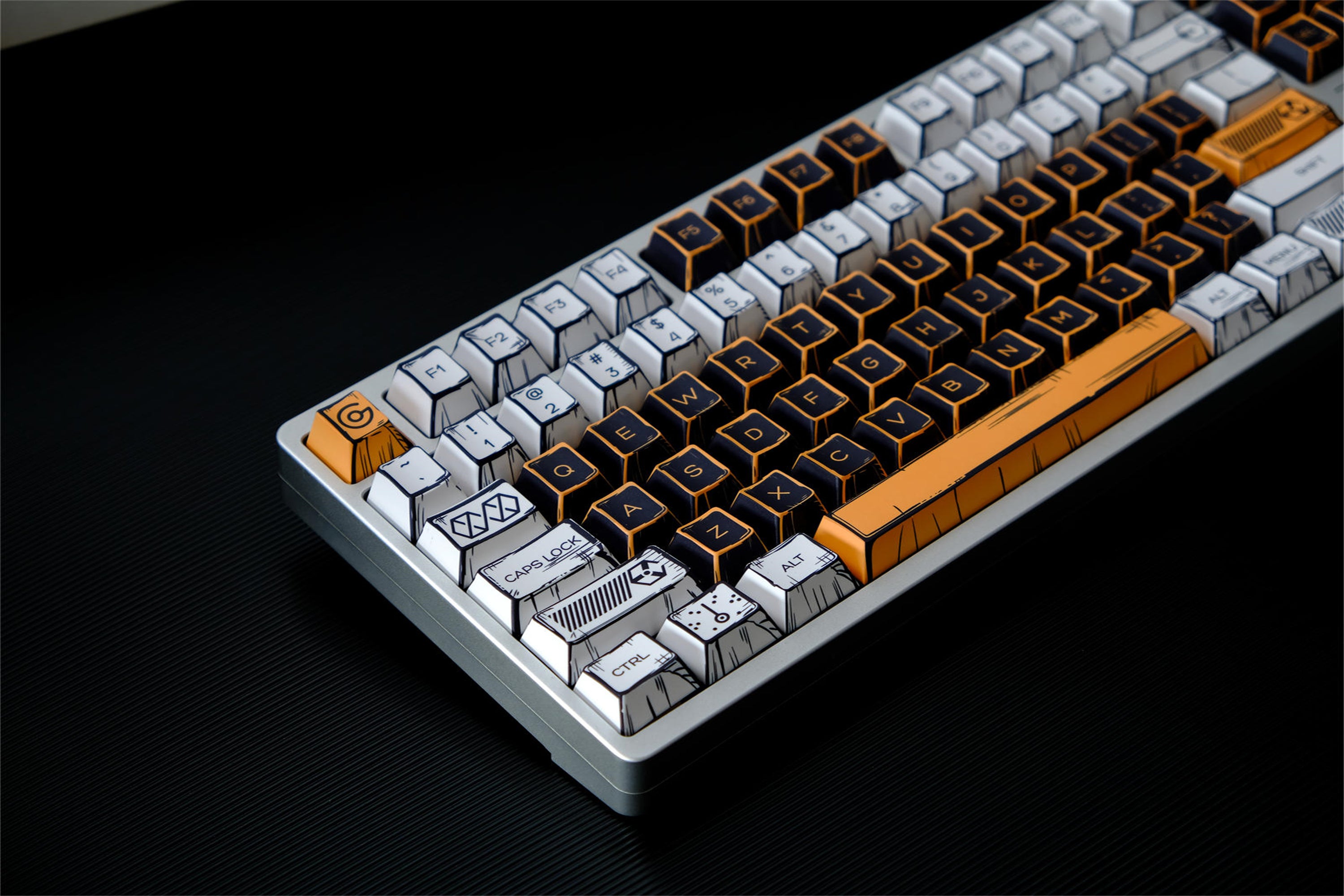 Comic Virtual War Keycaps - Diykeycap