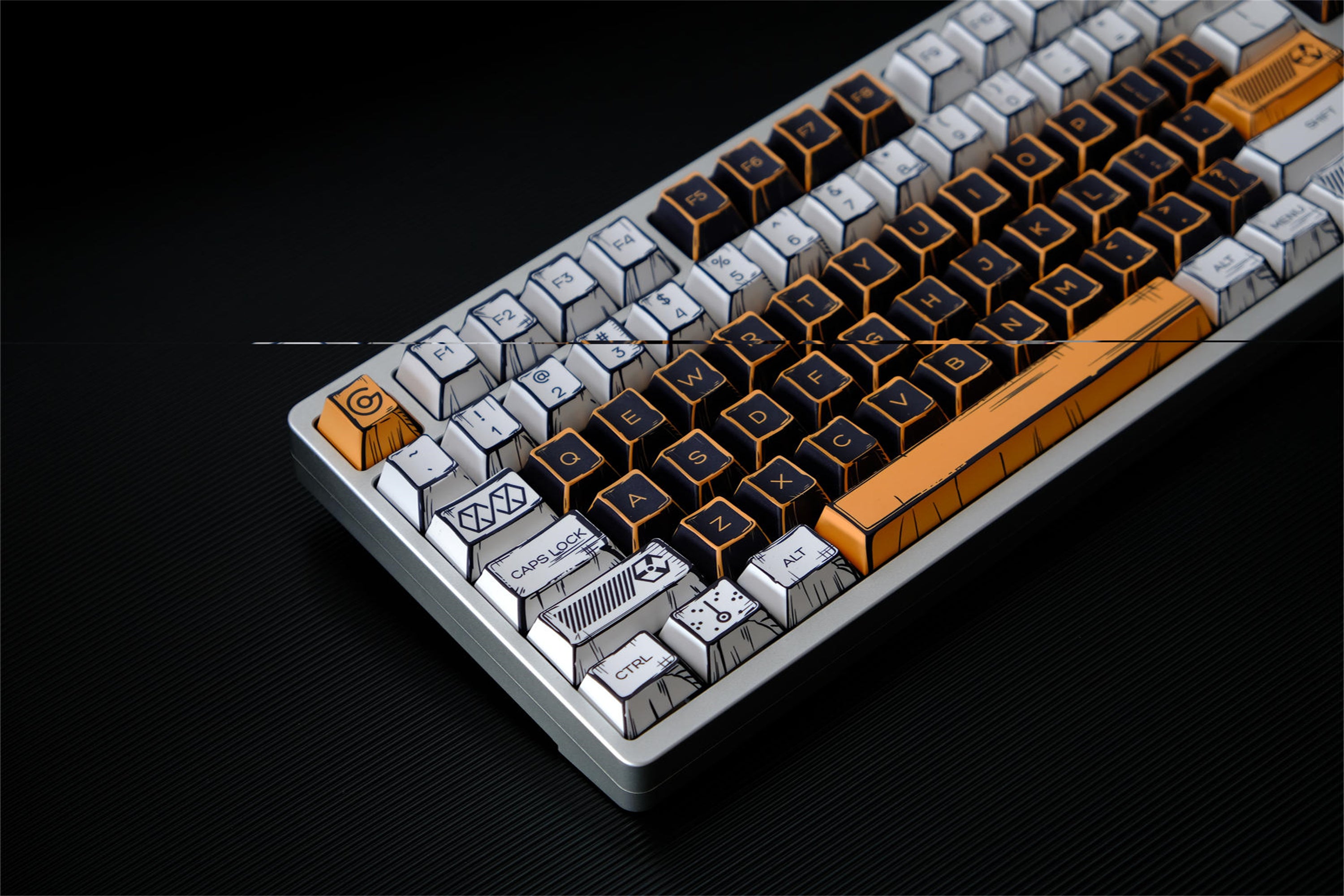 Comic Virtual War Keycaps - Diykeycap