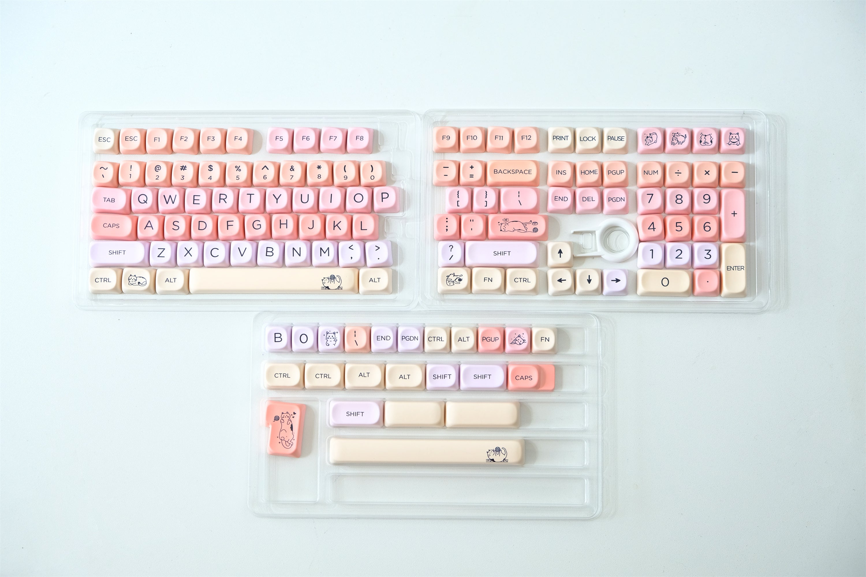 Hajimi Kitty Diary Keycaps