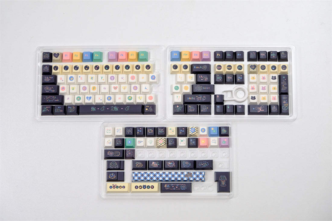 Sweet Cheese Crumble keycaps - Diykeycap