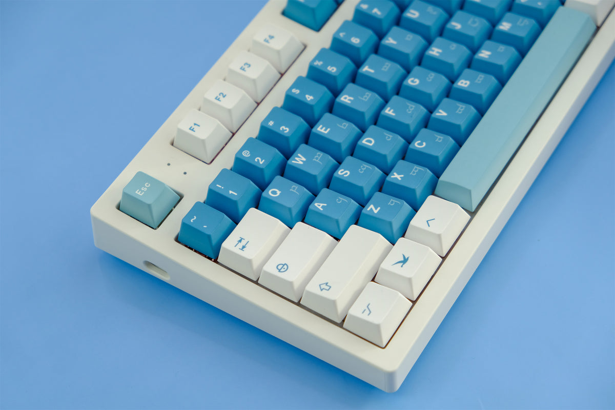 Sea Fog Love Letter Keycaps - Diykeycap