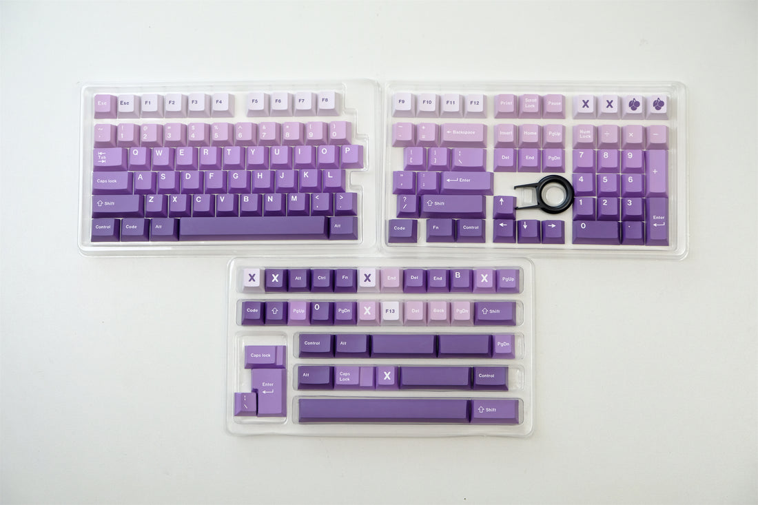 Lavender PBT Keycaps - Diykeycap
