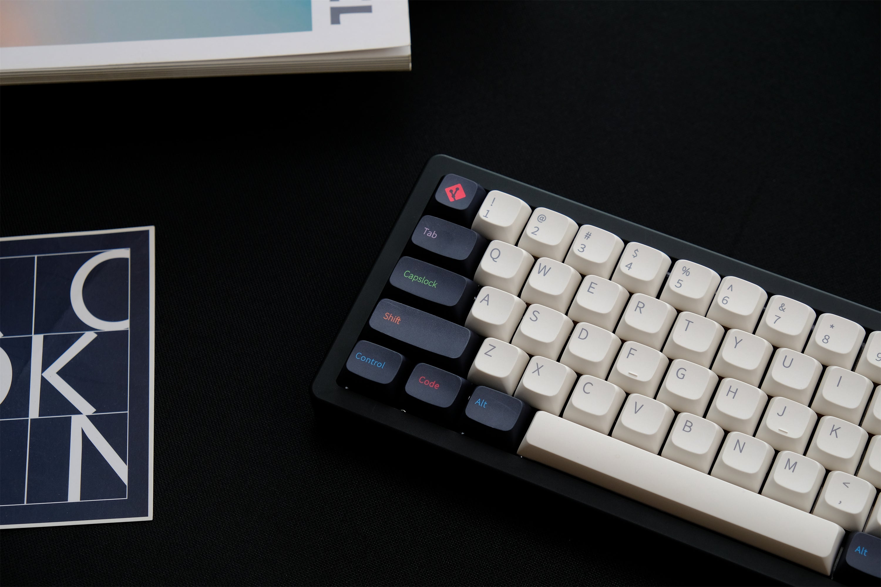 Programmer White PBT Keycaps