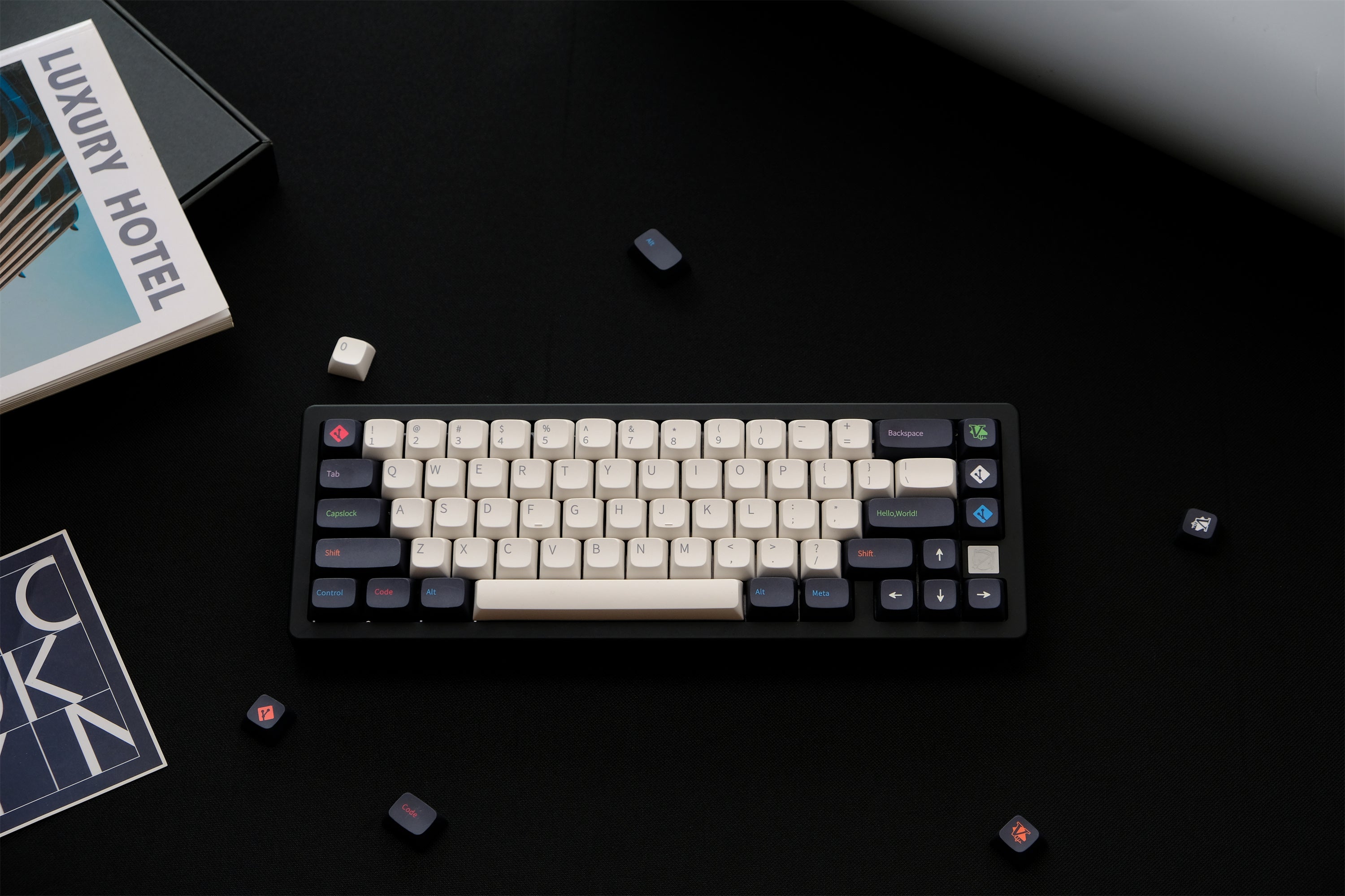 Programmer White PBT Keycaps
