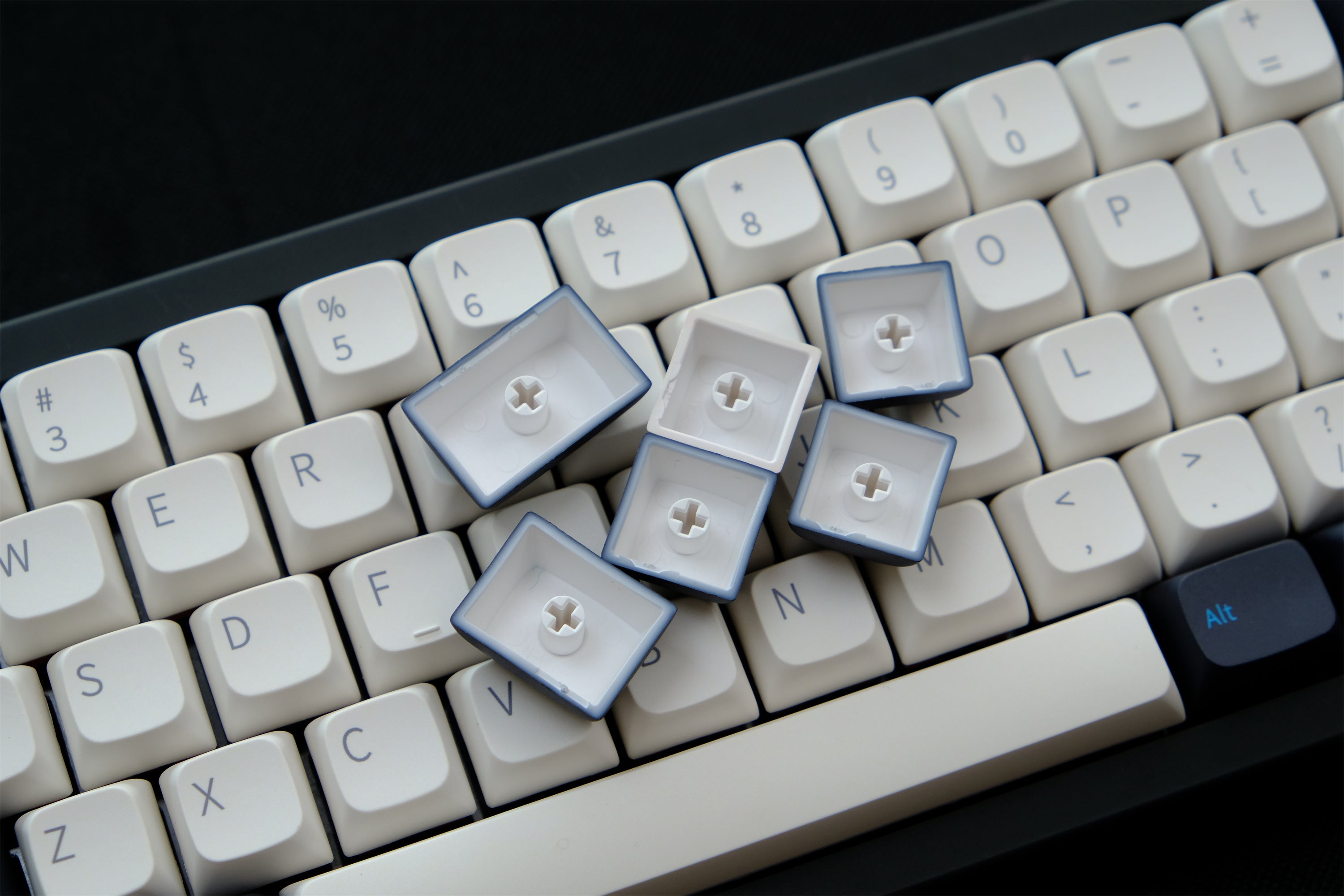 Programmer White PBT Keycaps