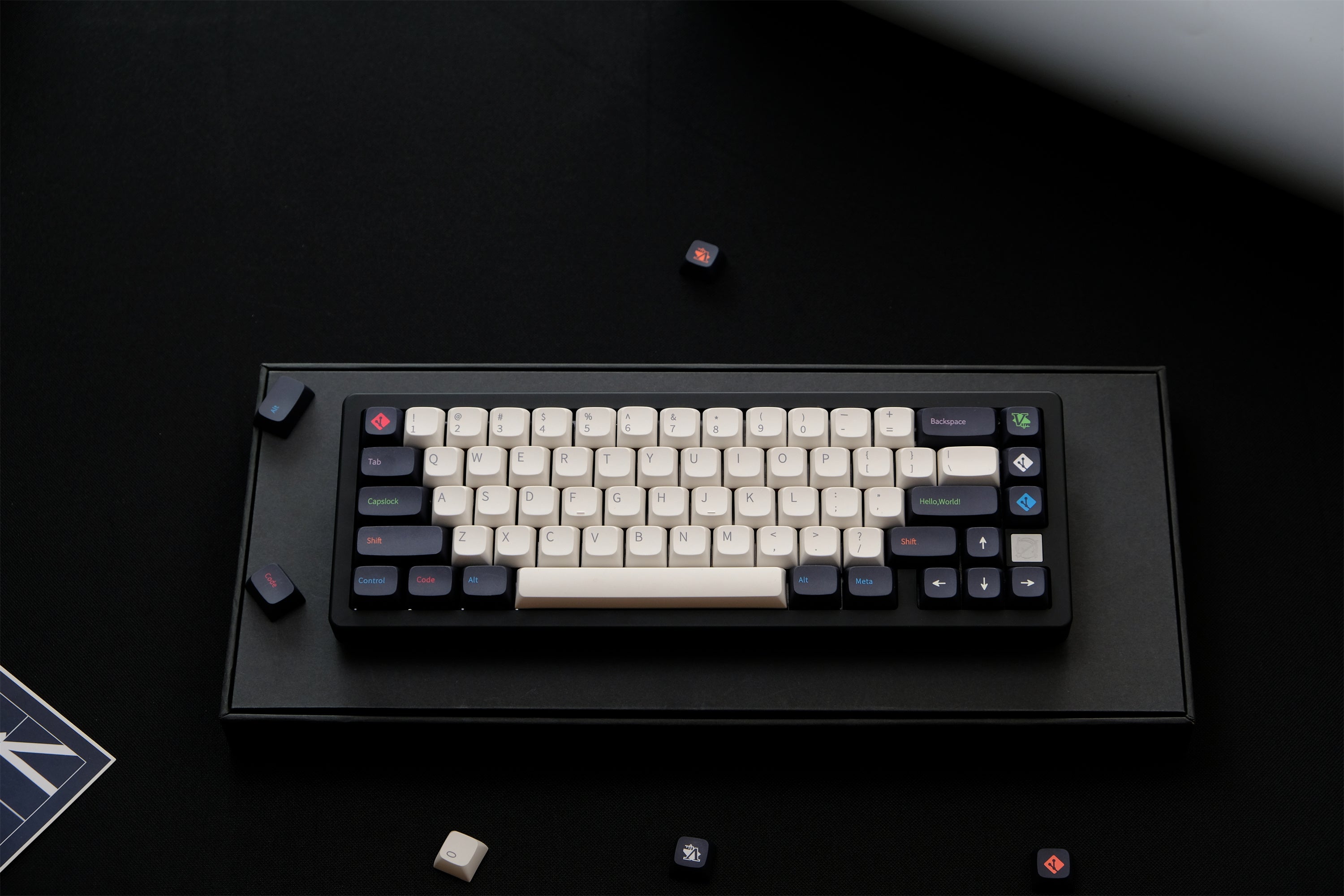 Programmer White PBT Keycaps