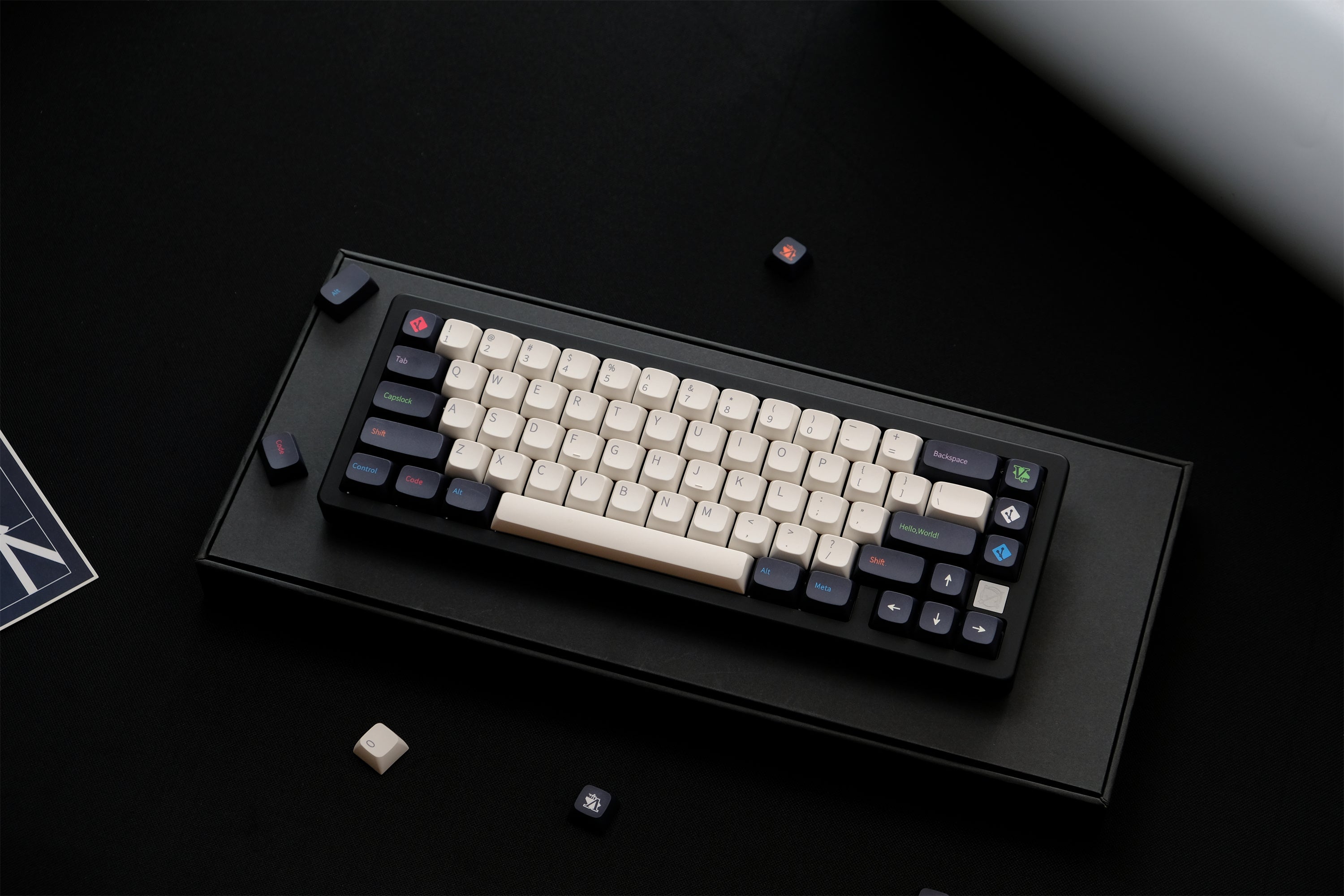 Programmer White PBT Keycaps