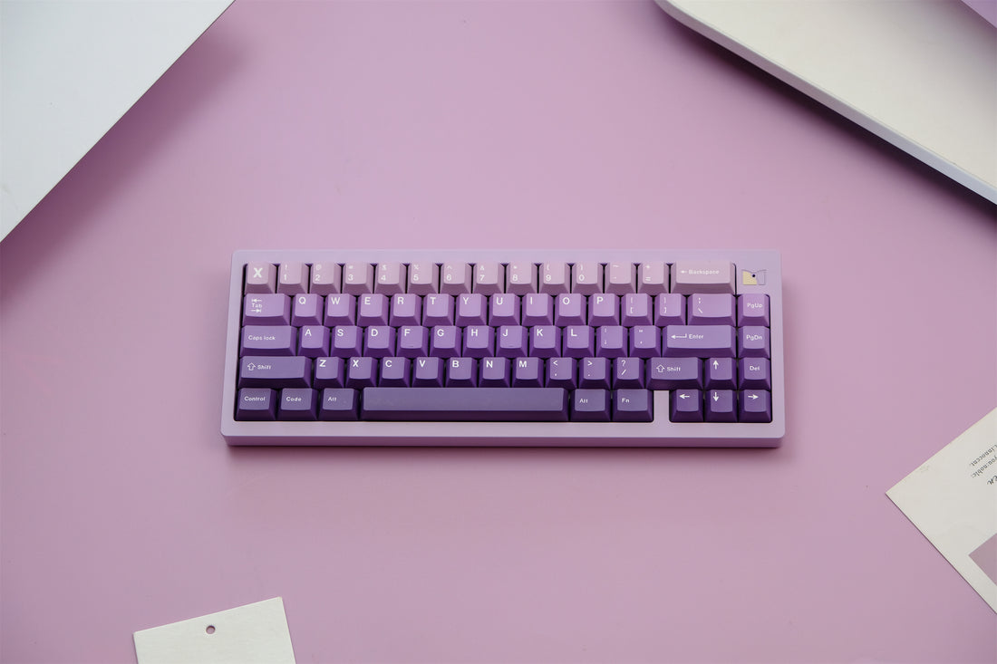 Lavender PBT Keycaps - Diykeycap