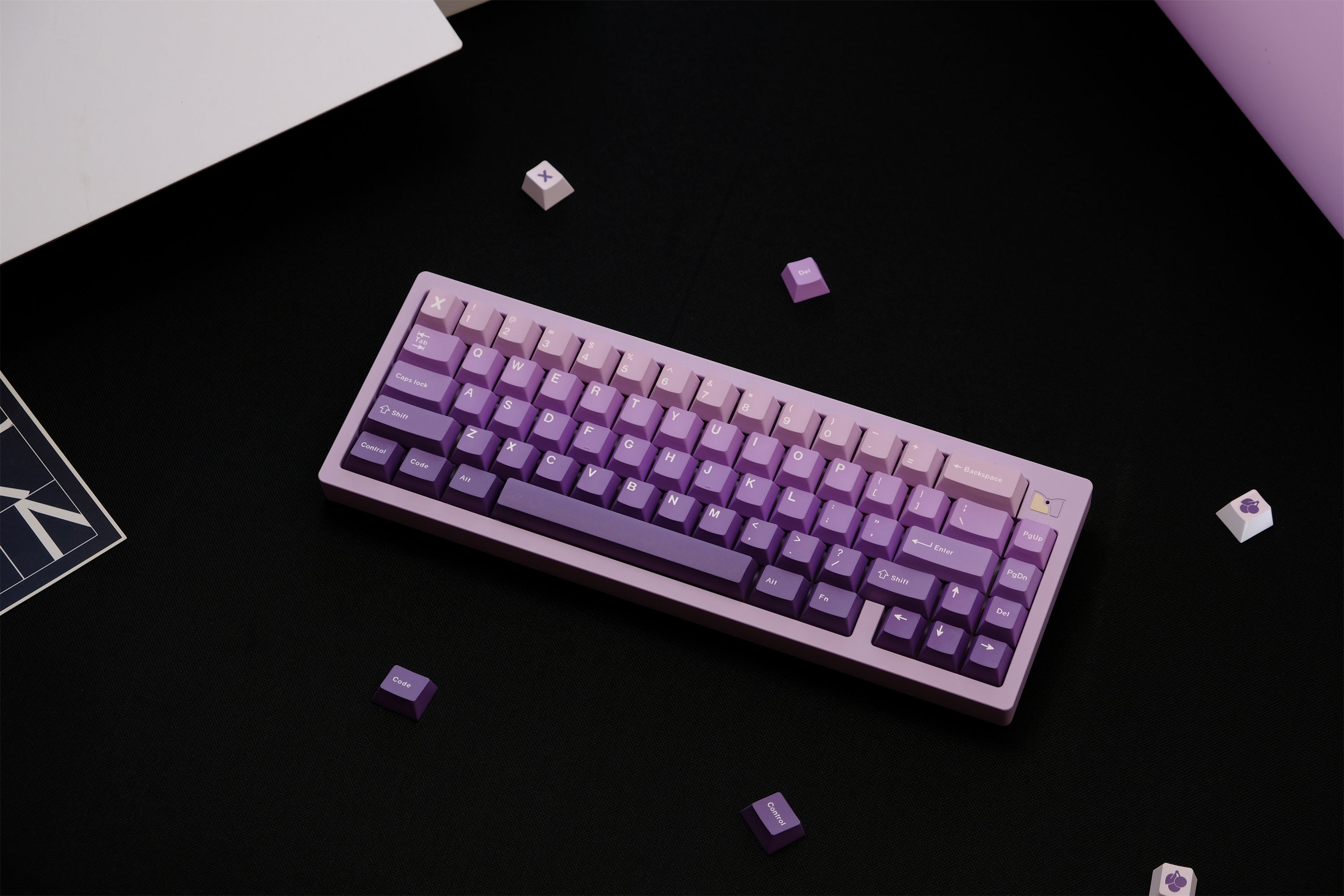 Lavender PBT Keycaps