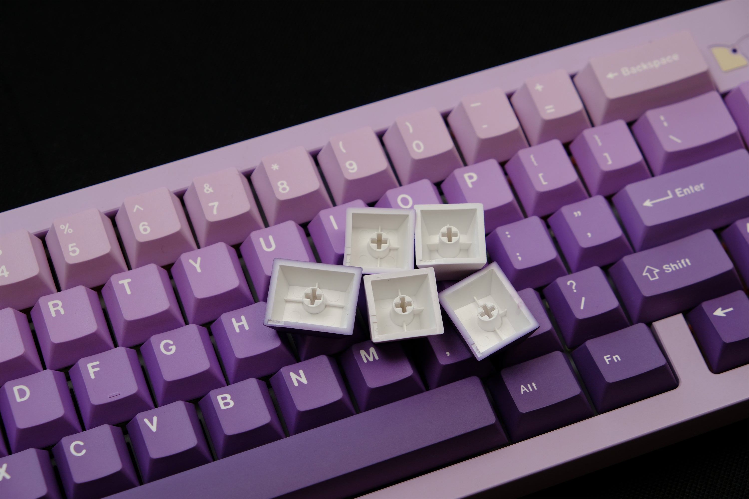 Lavender PBT Keycaps