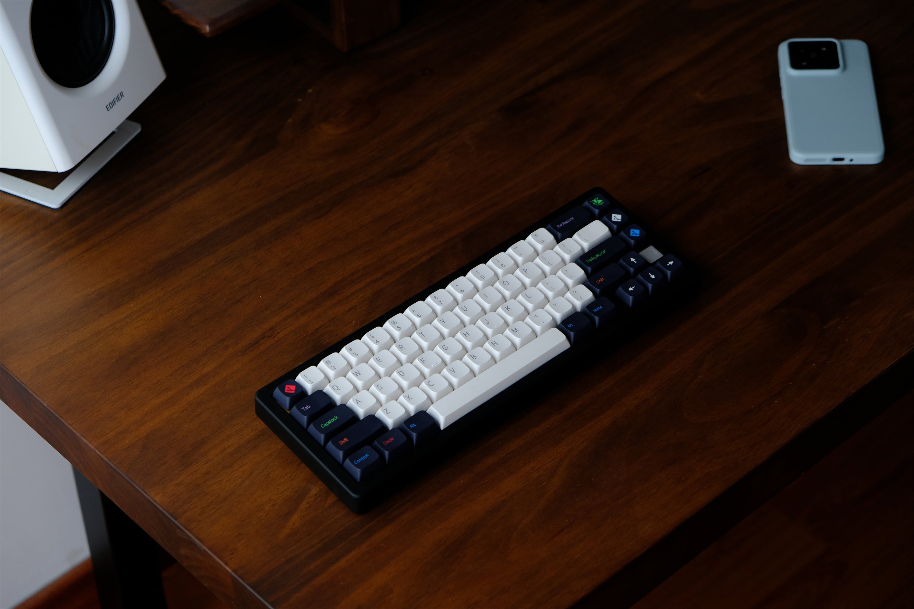 Programmer White PBT Keycaps