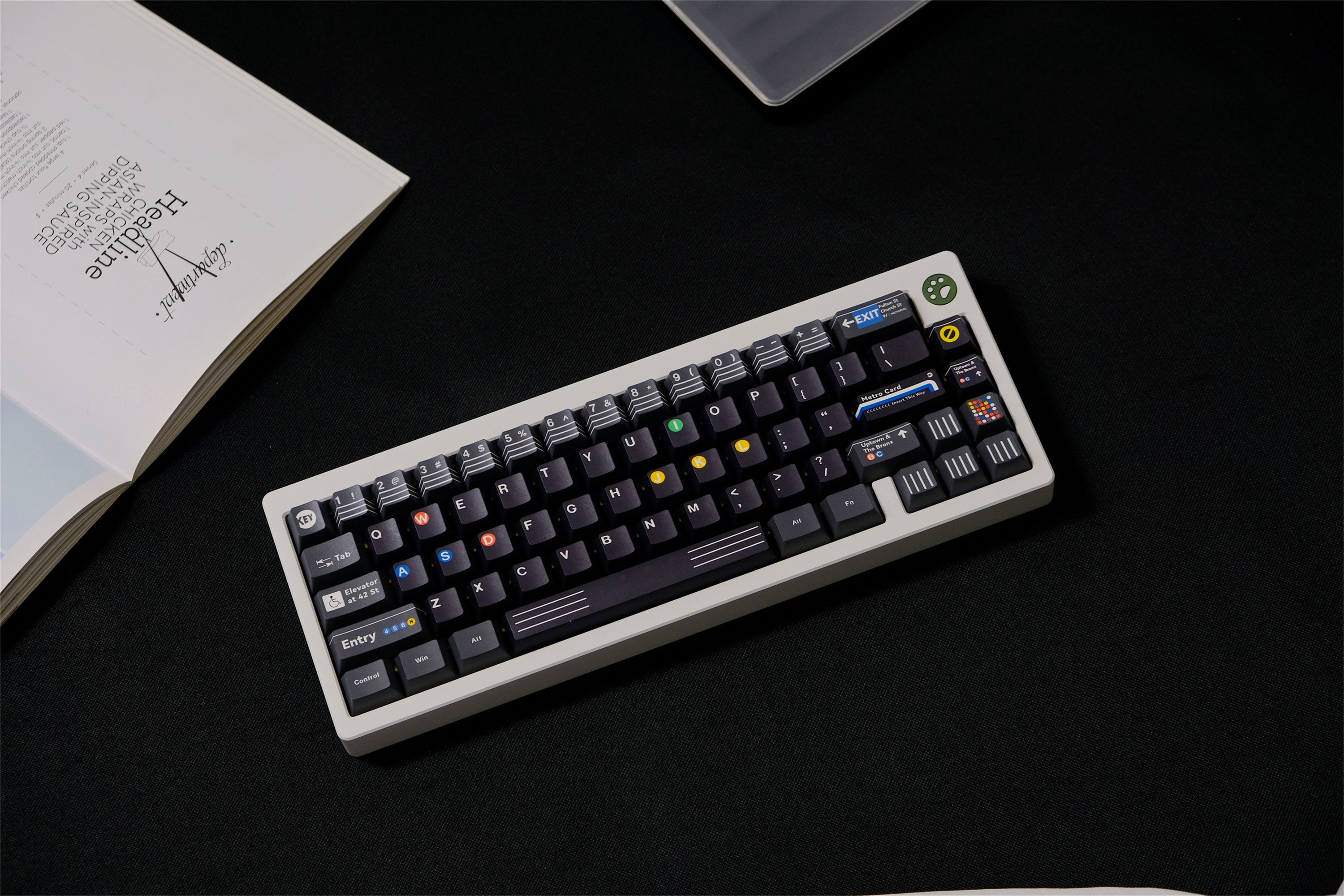 NYC Subway PBT Keycaps - Diykeycap