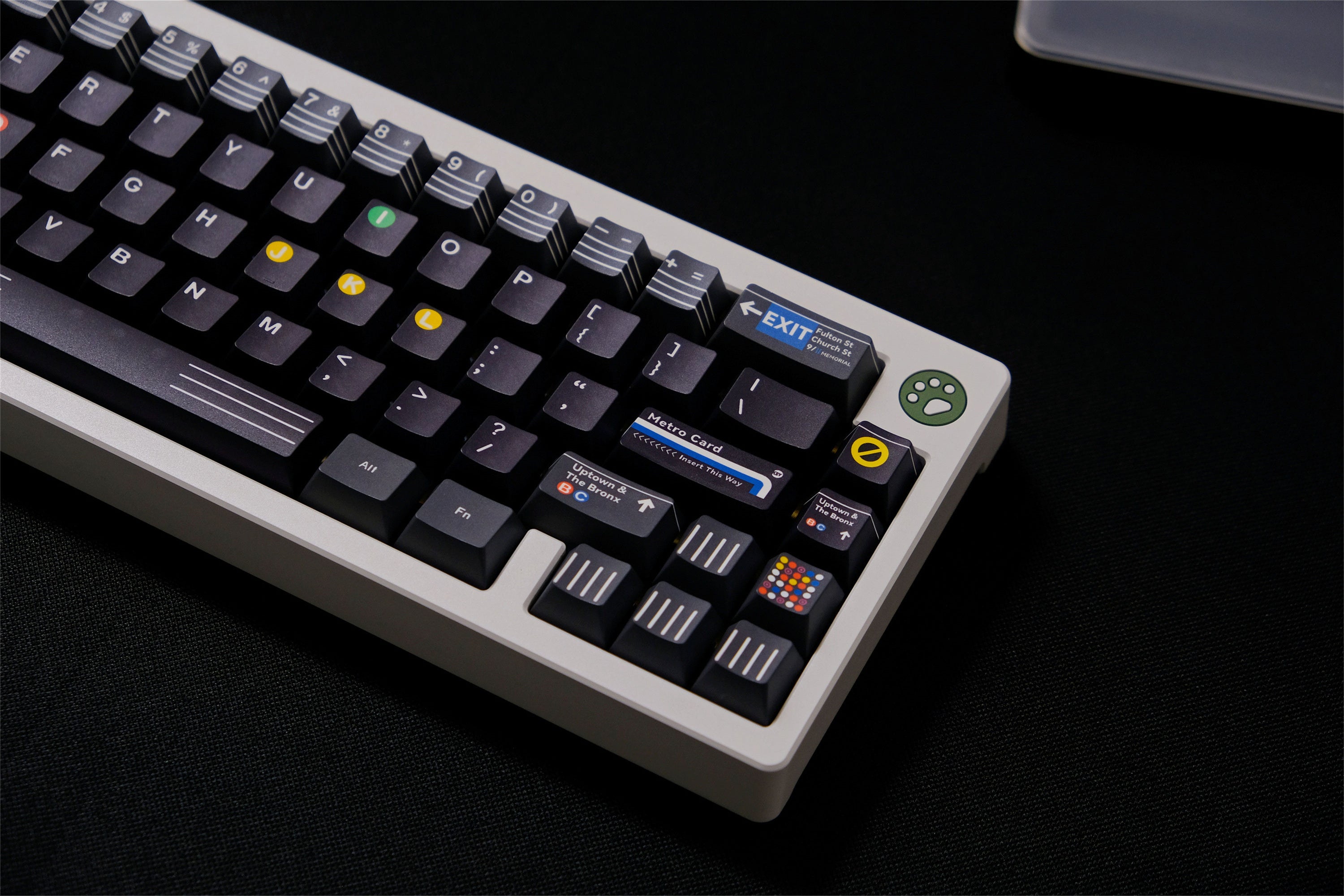 NYC Subway PBT Keycaps - Diykeycap