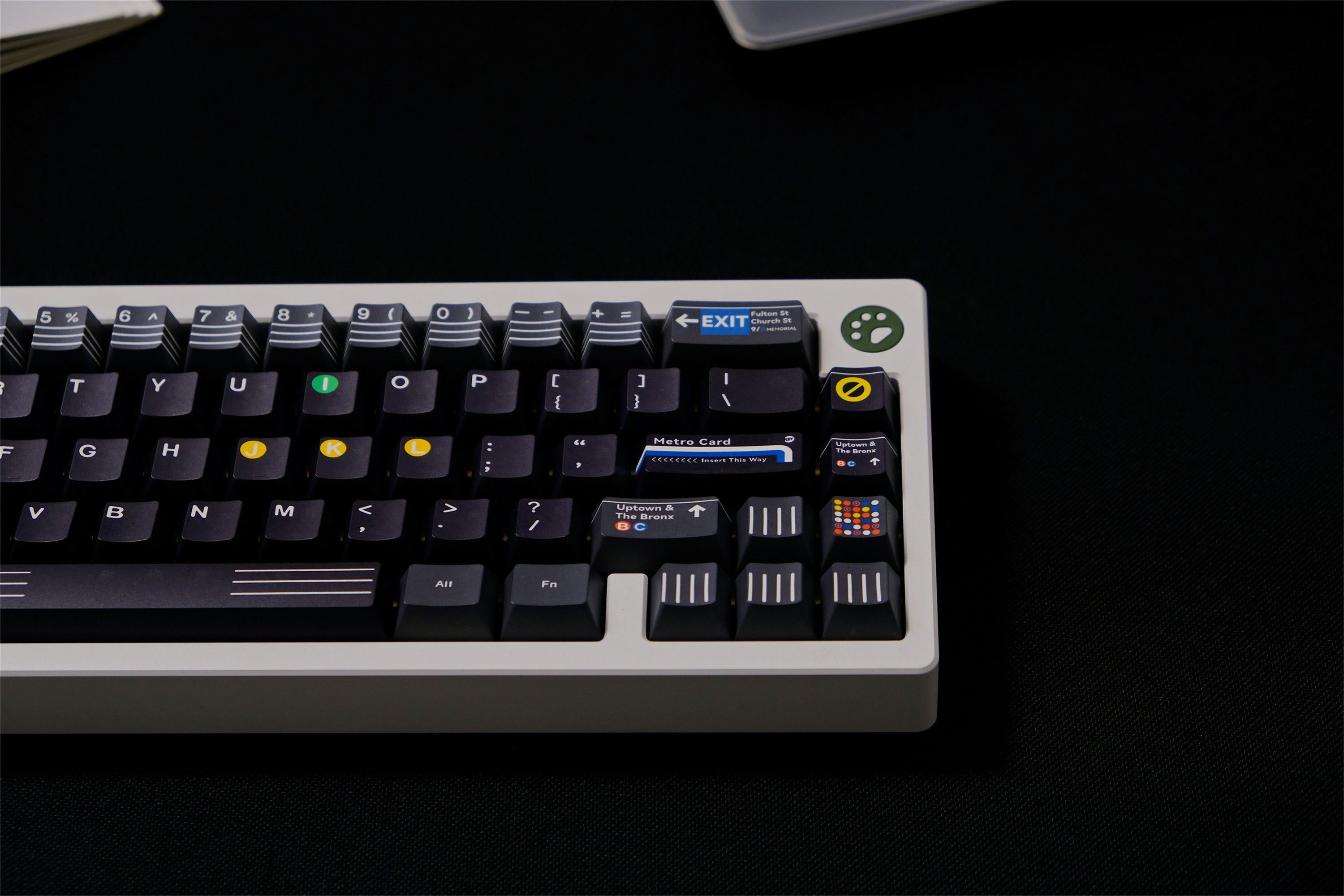 NYC Subway PBT Keycaps - Diykeycap