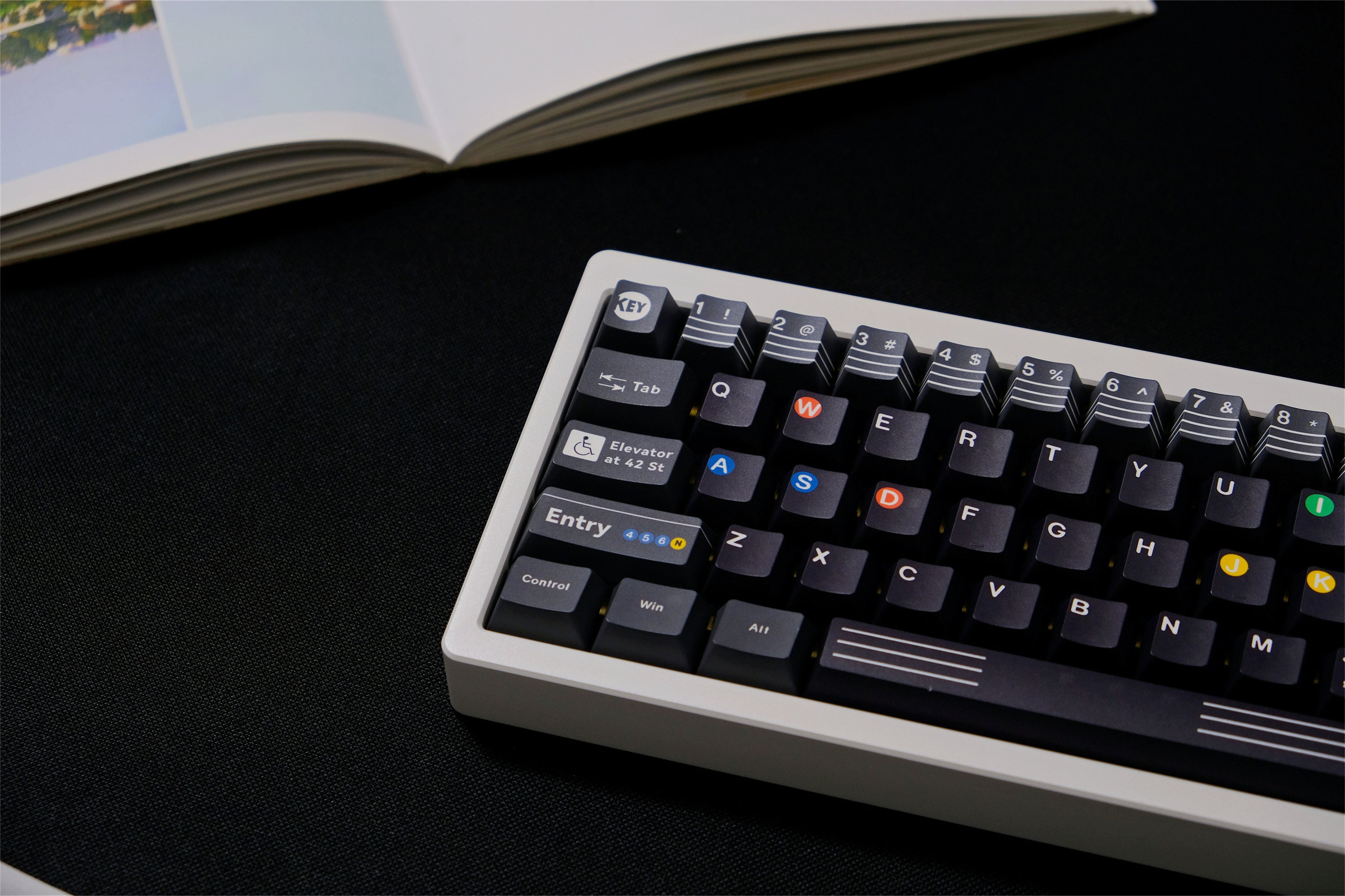 NYC Subway PBT Keycaps - Diykeycap