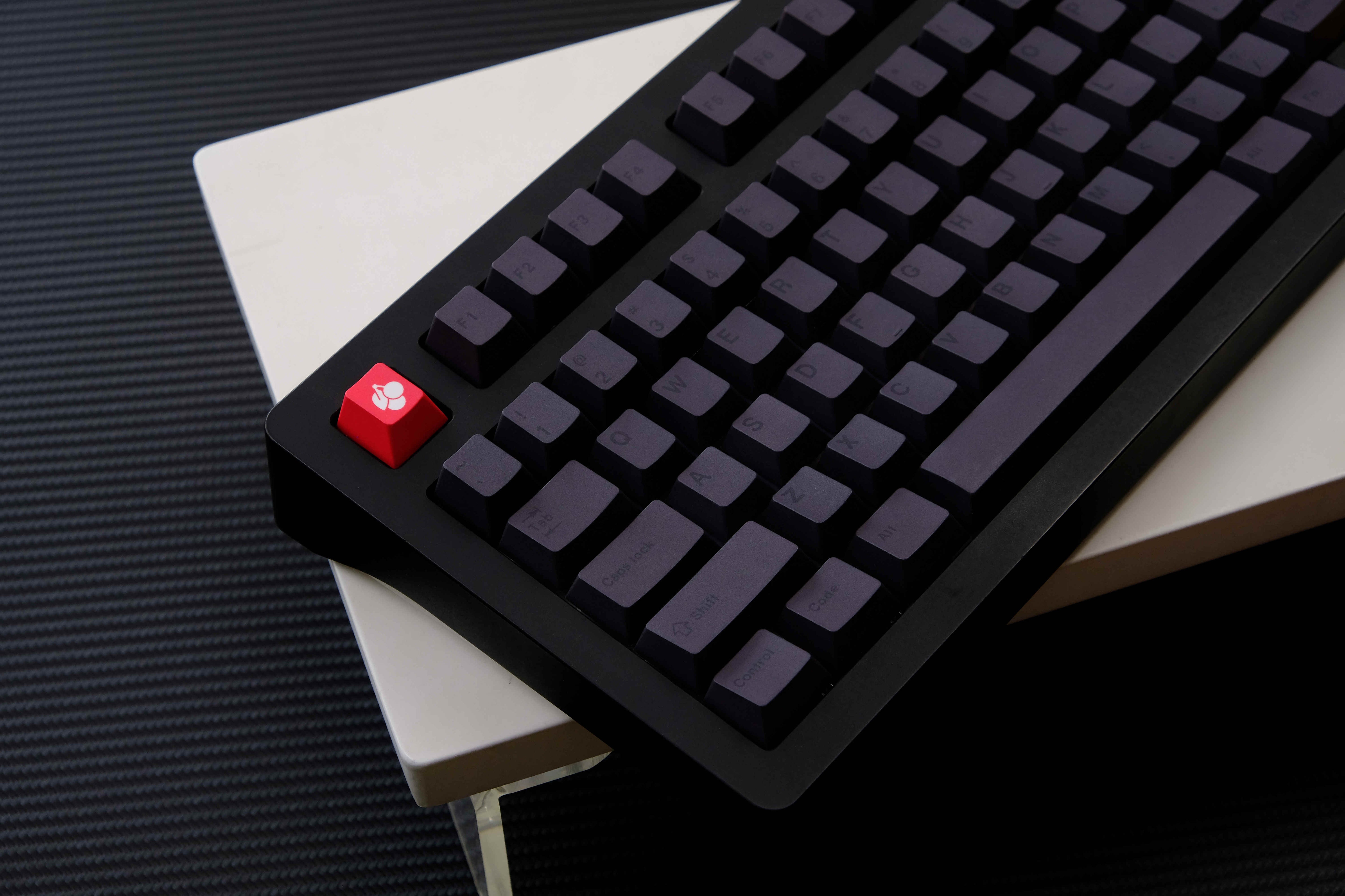 Stealth Black PBT keycaps