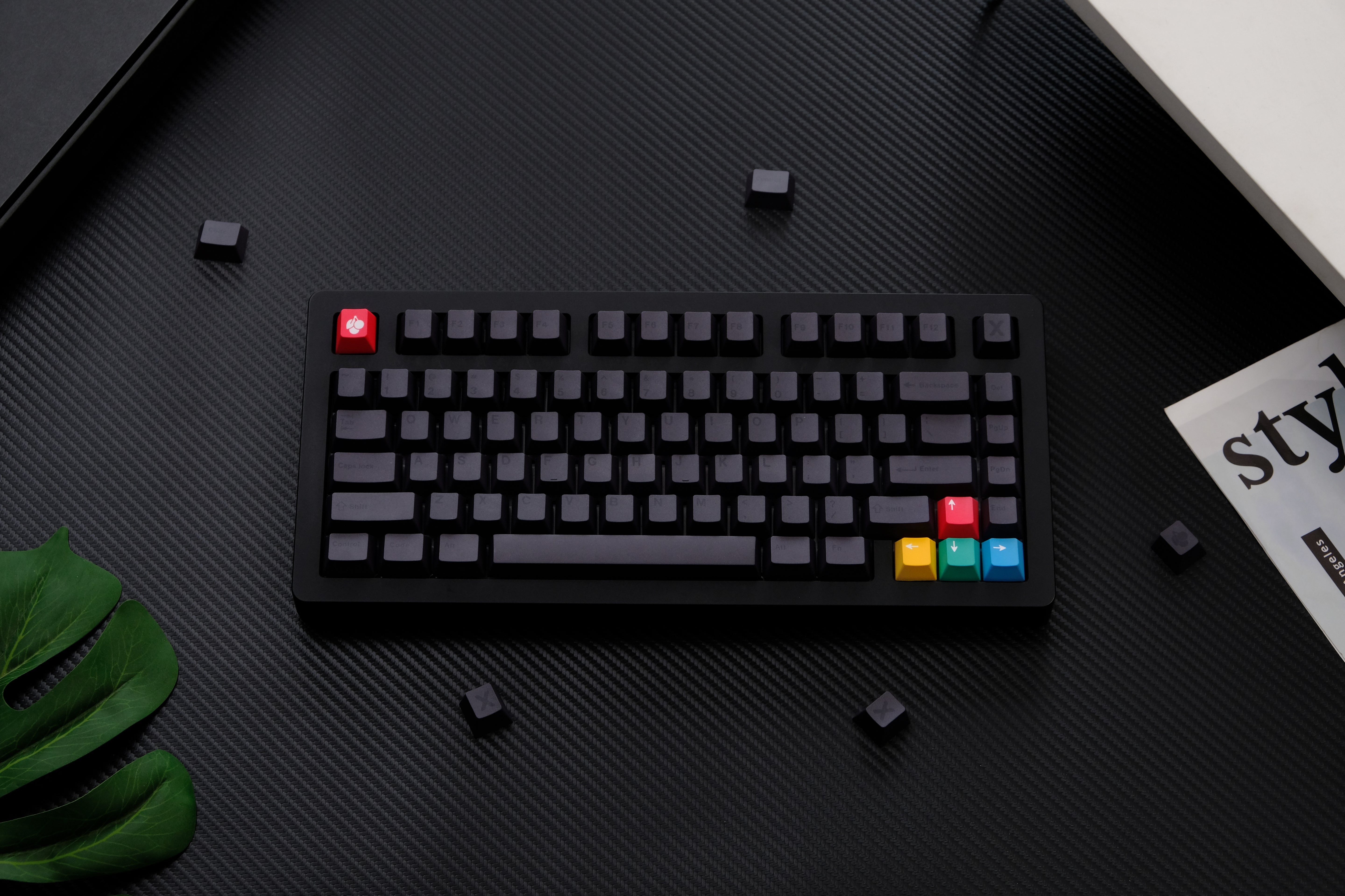 Minimalist Black Keycaps - Diykeycap