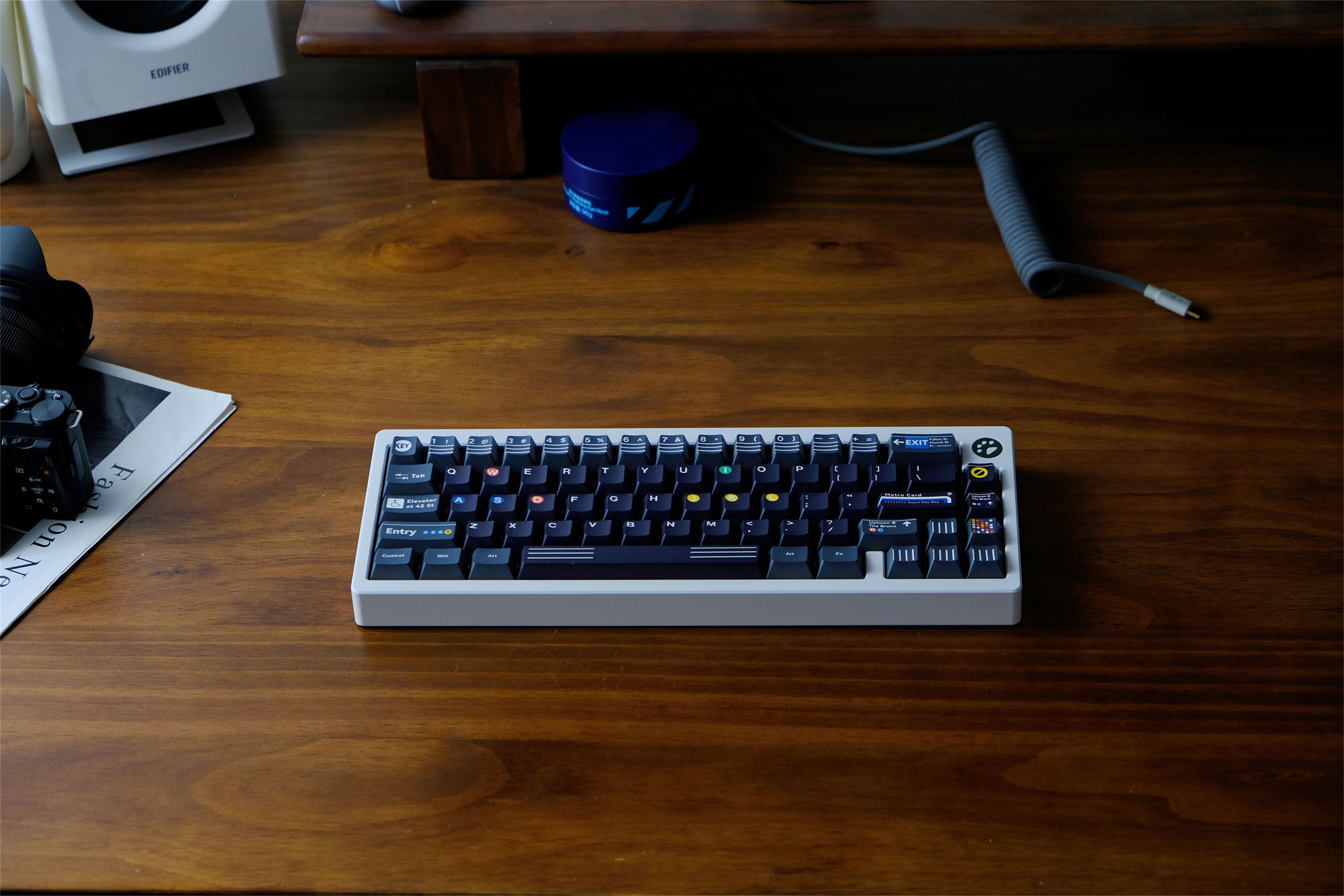 NYC Subway PBT Keycaps - Diykeycap