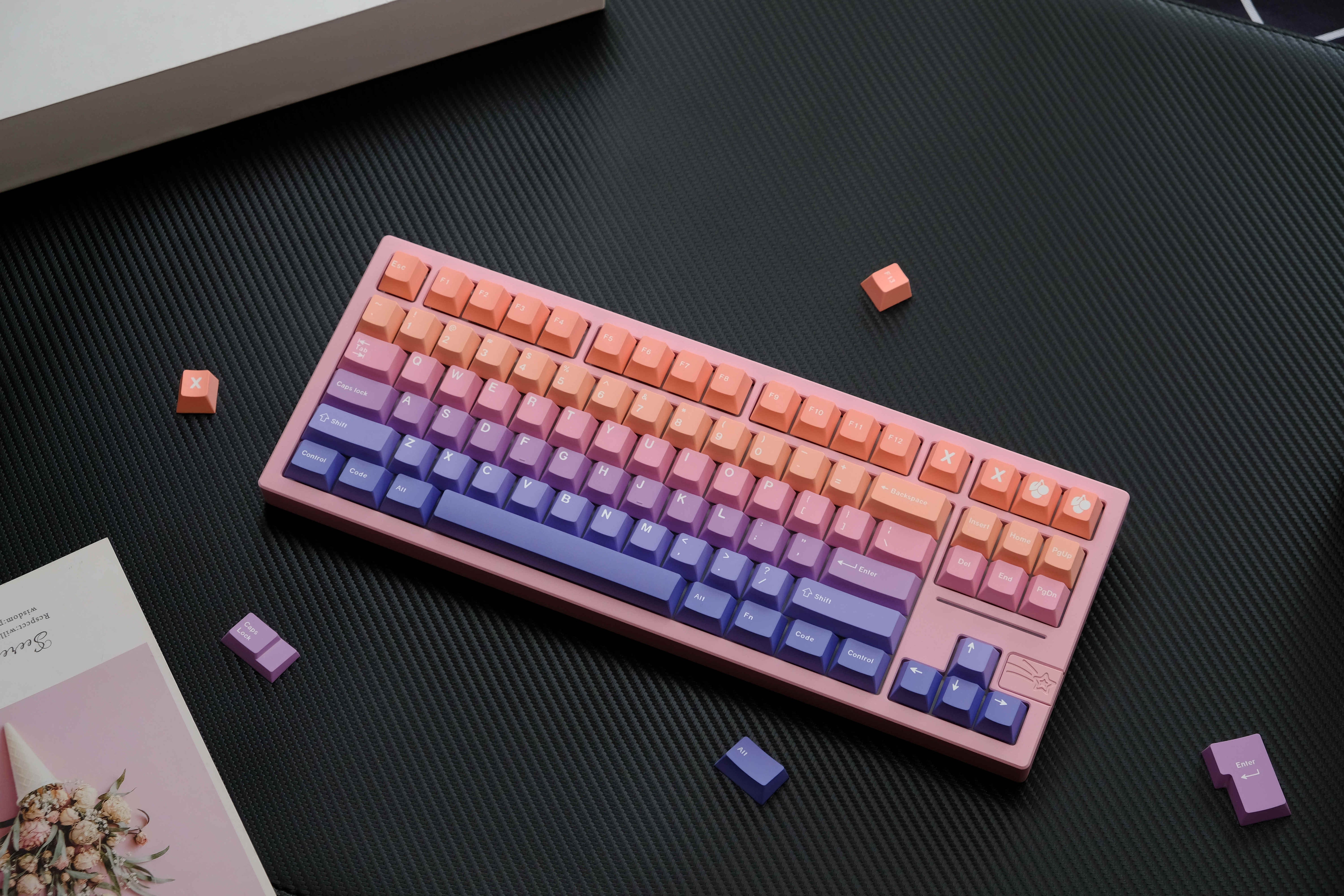 Gradient Dream PBT Keycaps