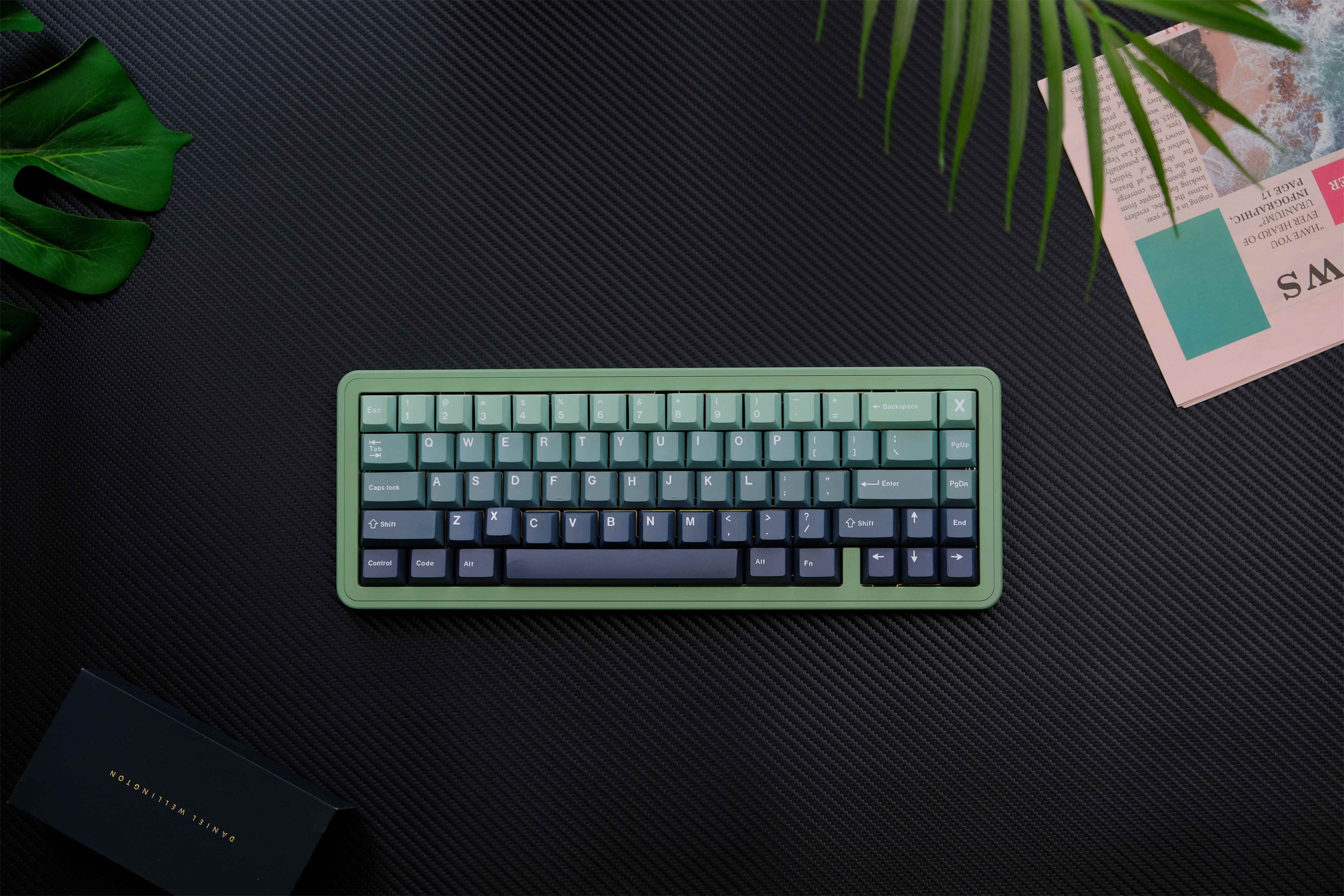 Gradient Botanical Garden PBT Keycaps