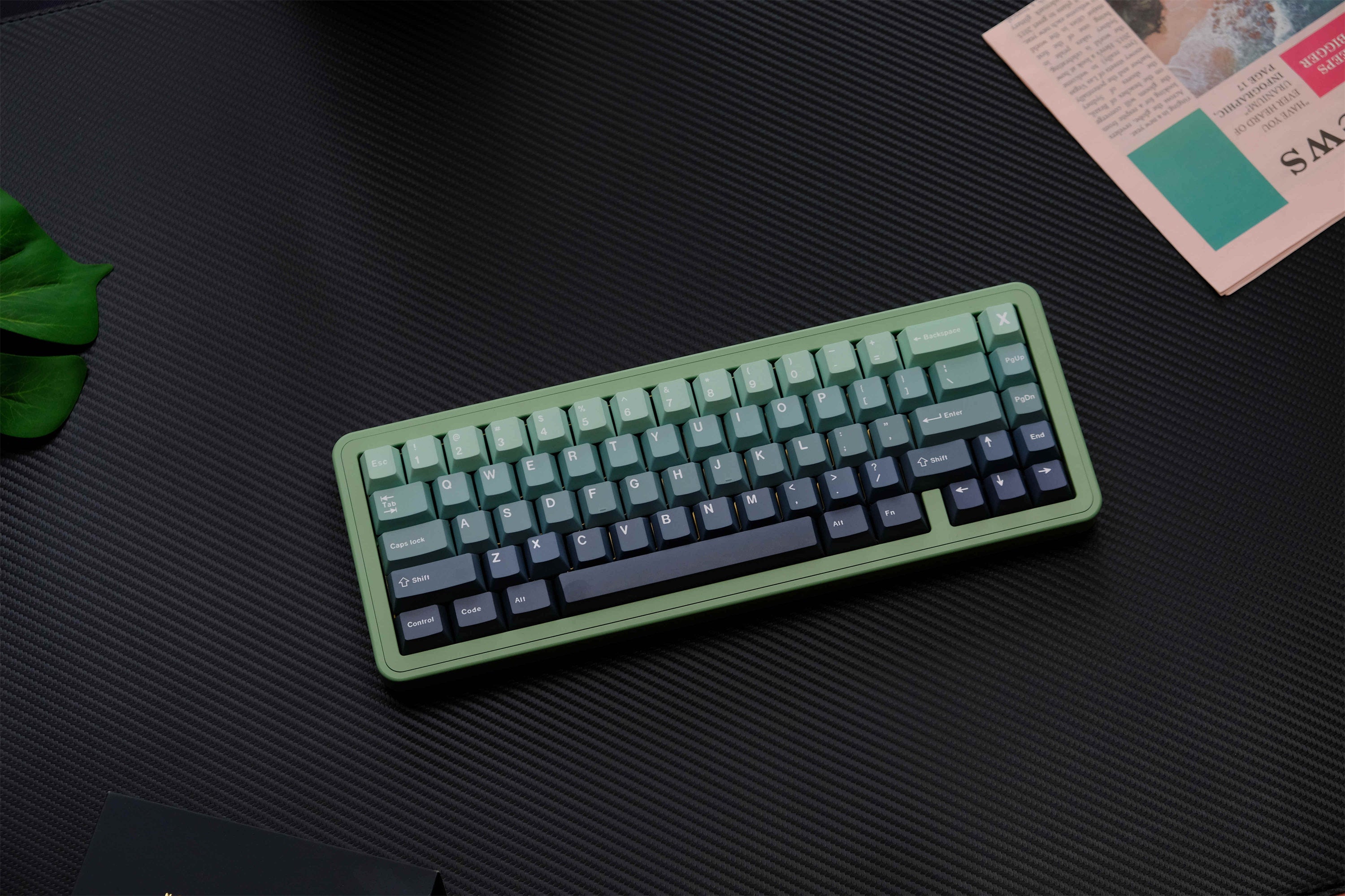 Gradient Botanical Garden PBT Keycaps