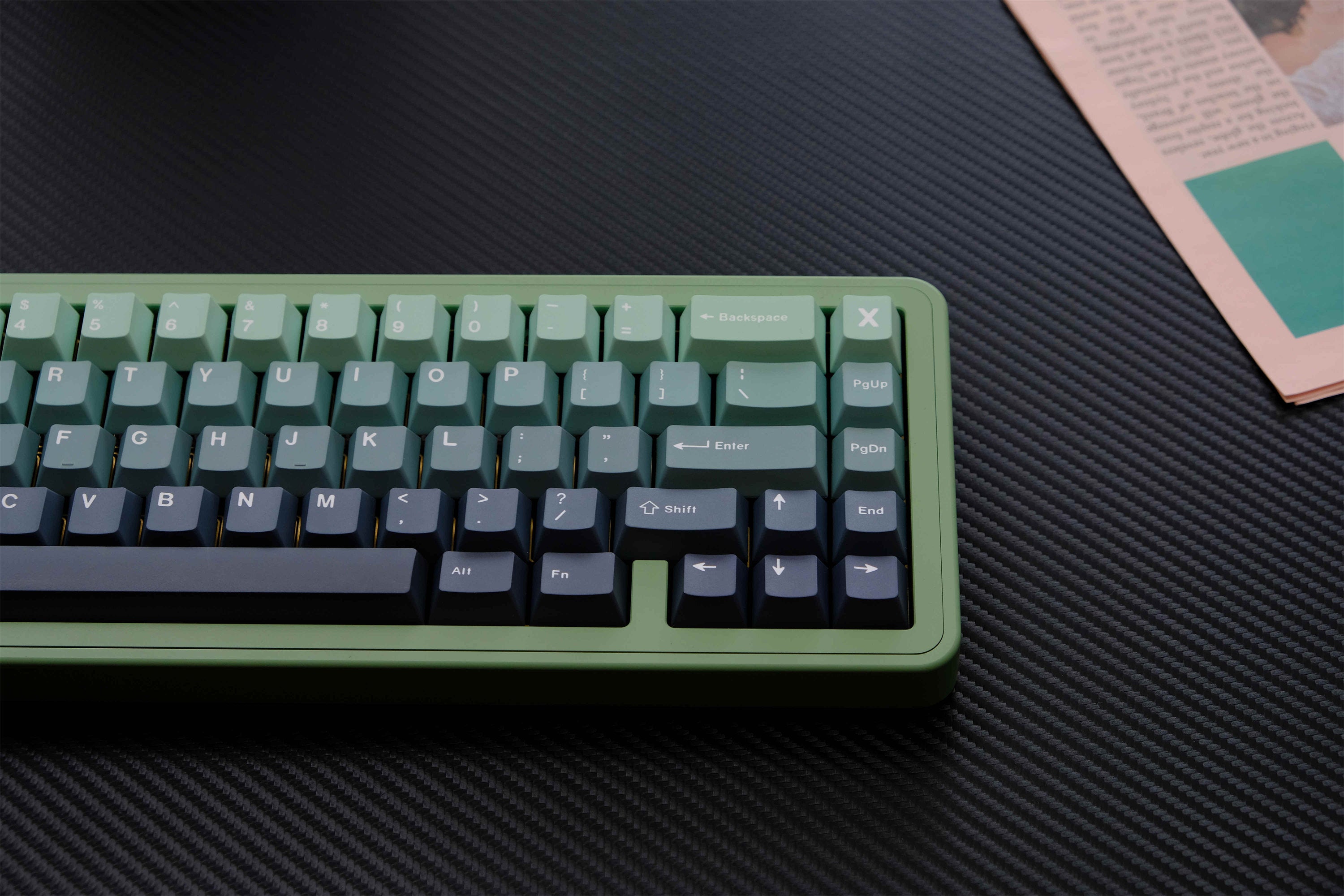 Gradient Botanical Garden PBT Keycaps