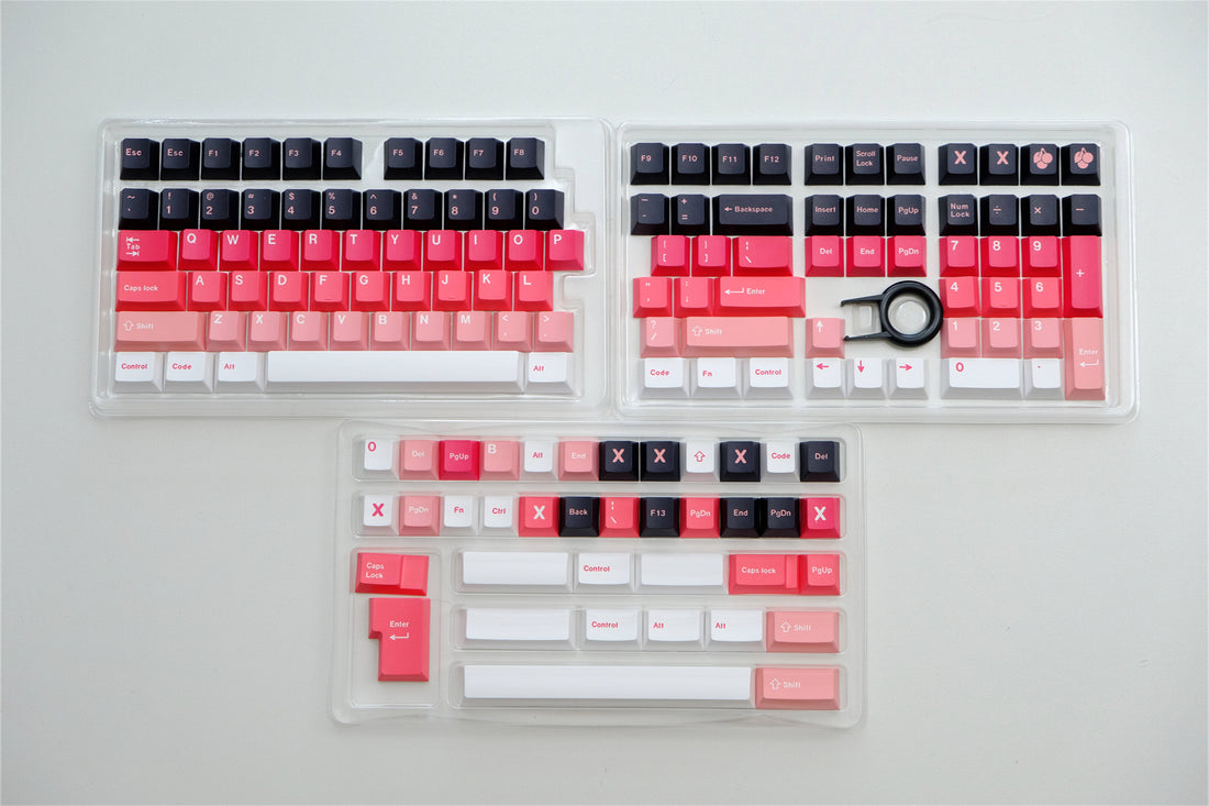First Love Gradient PBT Keycaps - Diykeycap