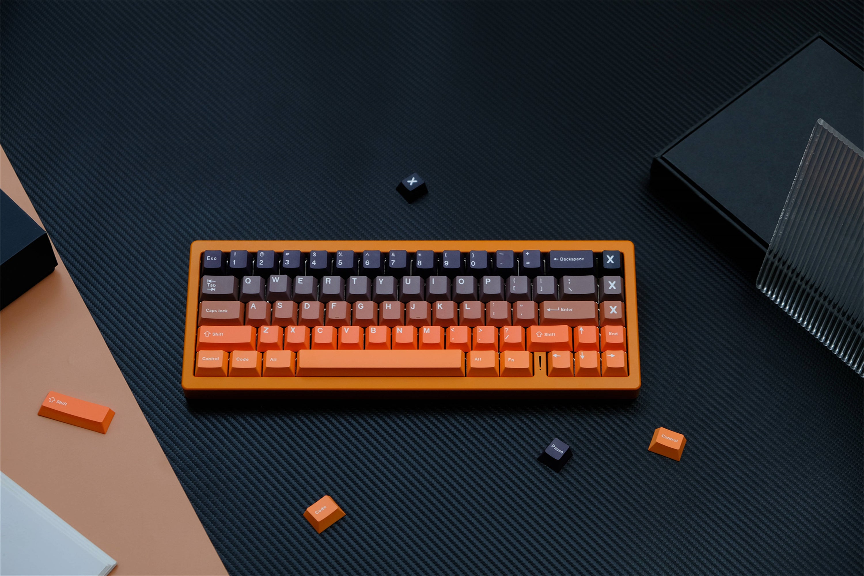 Sunrise Gradient PBT Keycaps