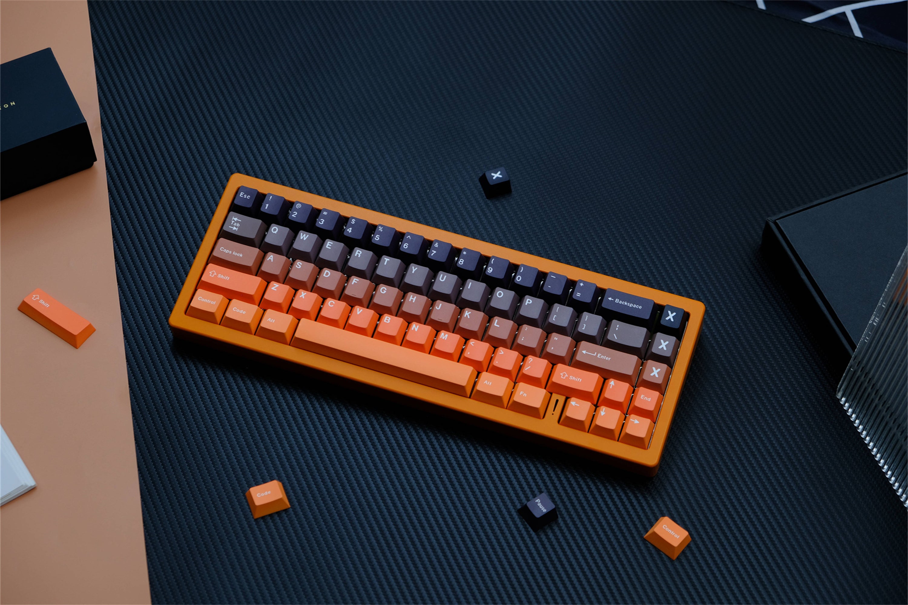 Sunrise Gradient PBT Keycaps