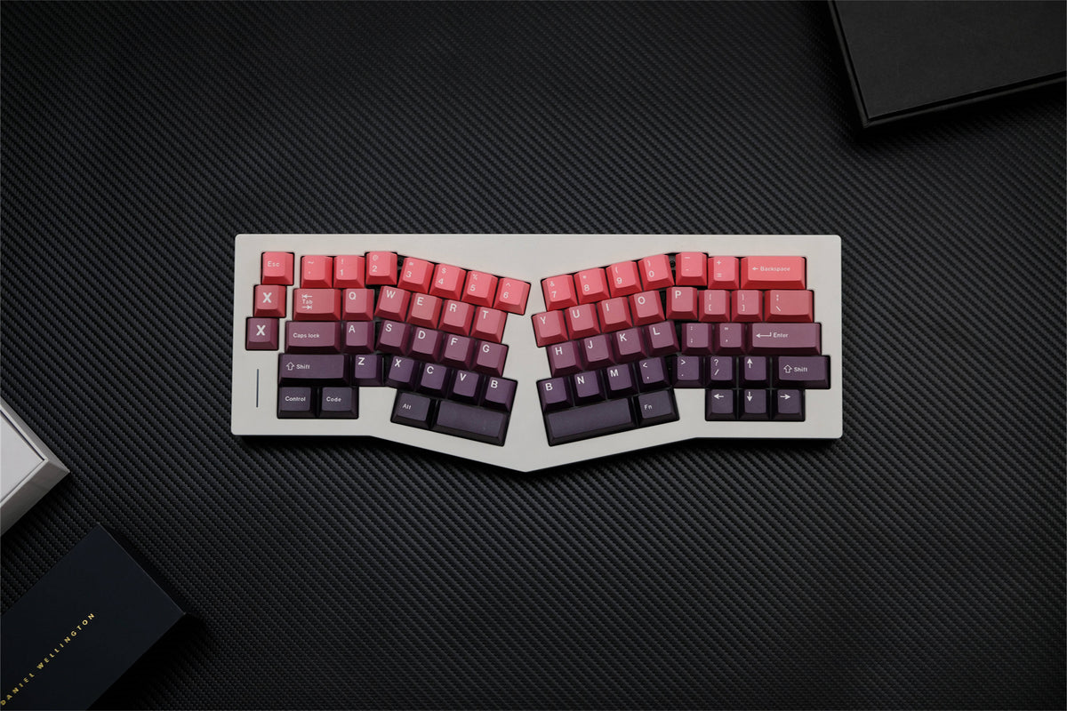 Adzuki Gradient PBT Keycaps - Diykeycap